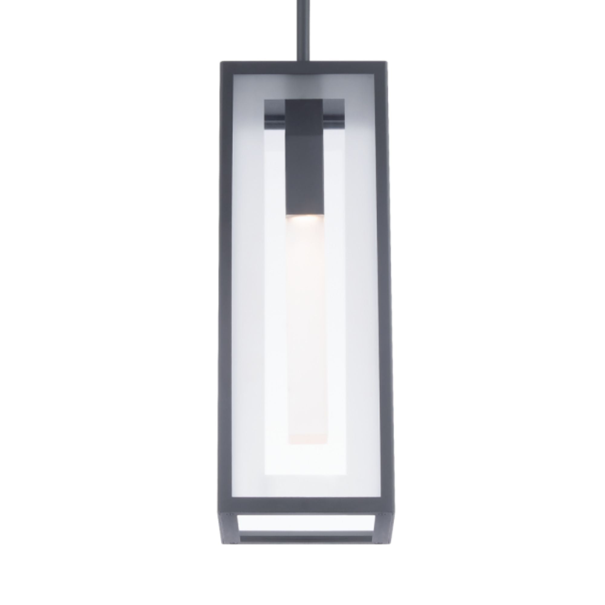 Cambridge 16" LED Outdoor Pendant, Black Finish - Bees Lighting
