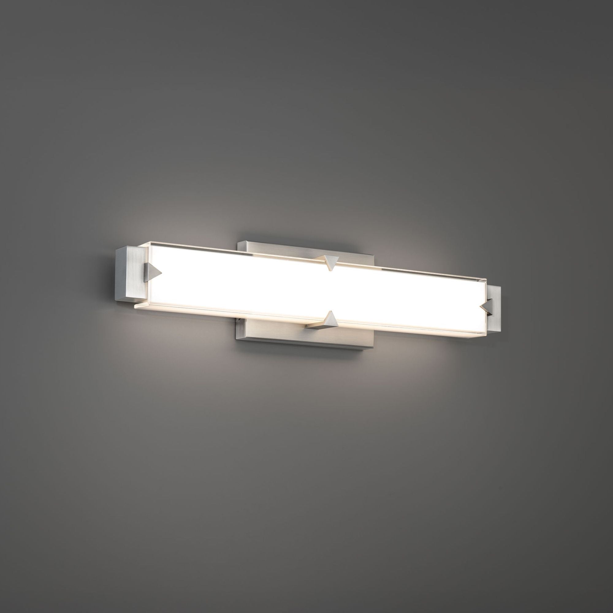 Carlisle 27" LED Wall Sconce, 2700K, Brushed Nickel Finish