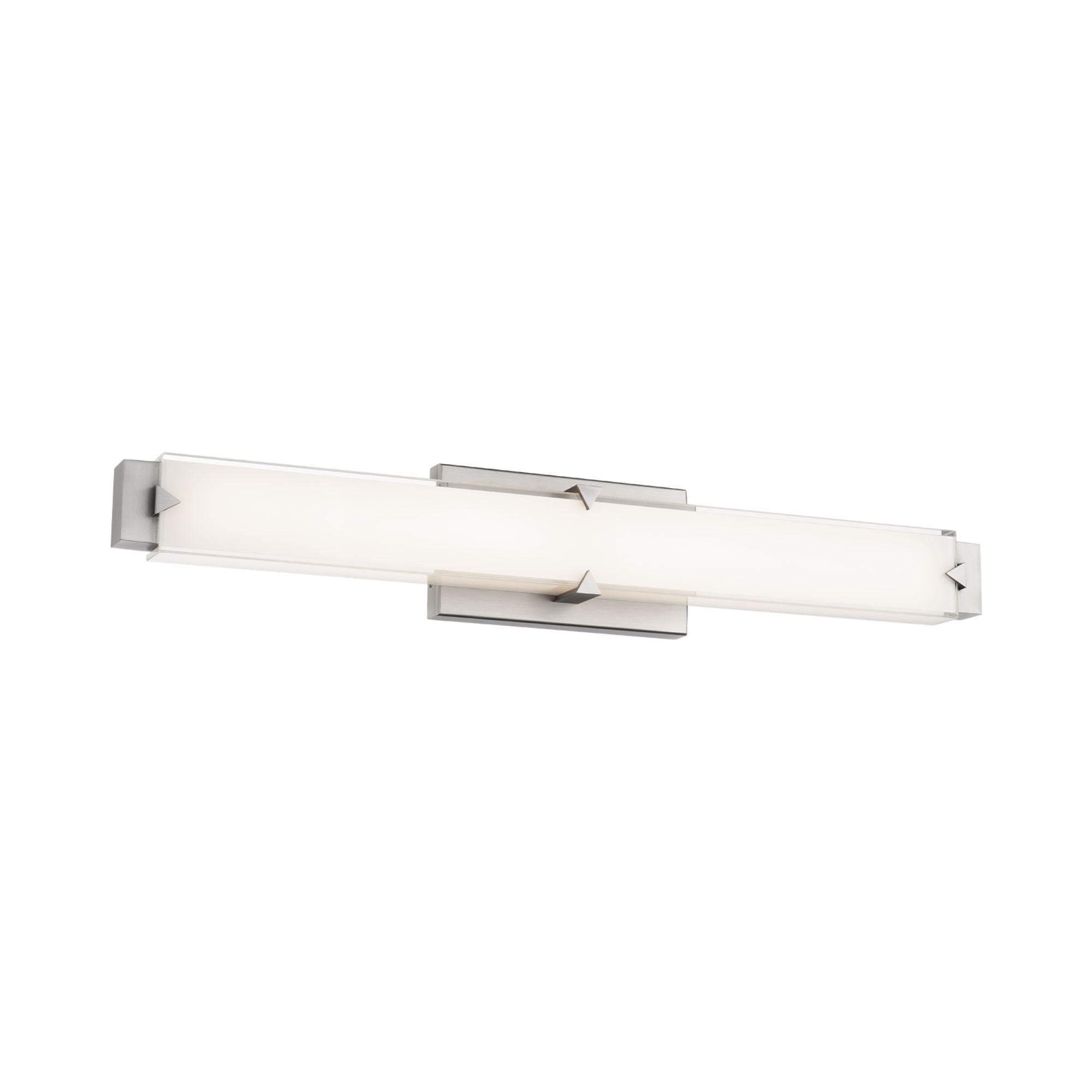 Carlisle 27" LED Wall Sconce, 3500K, Brushed Nickel Finish