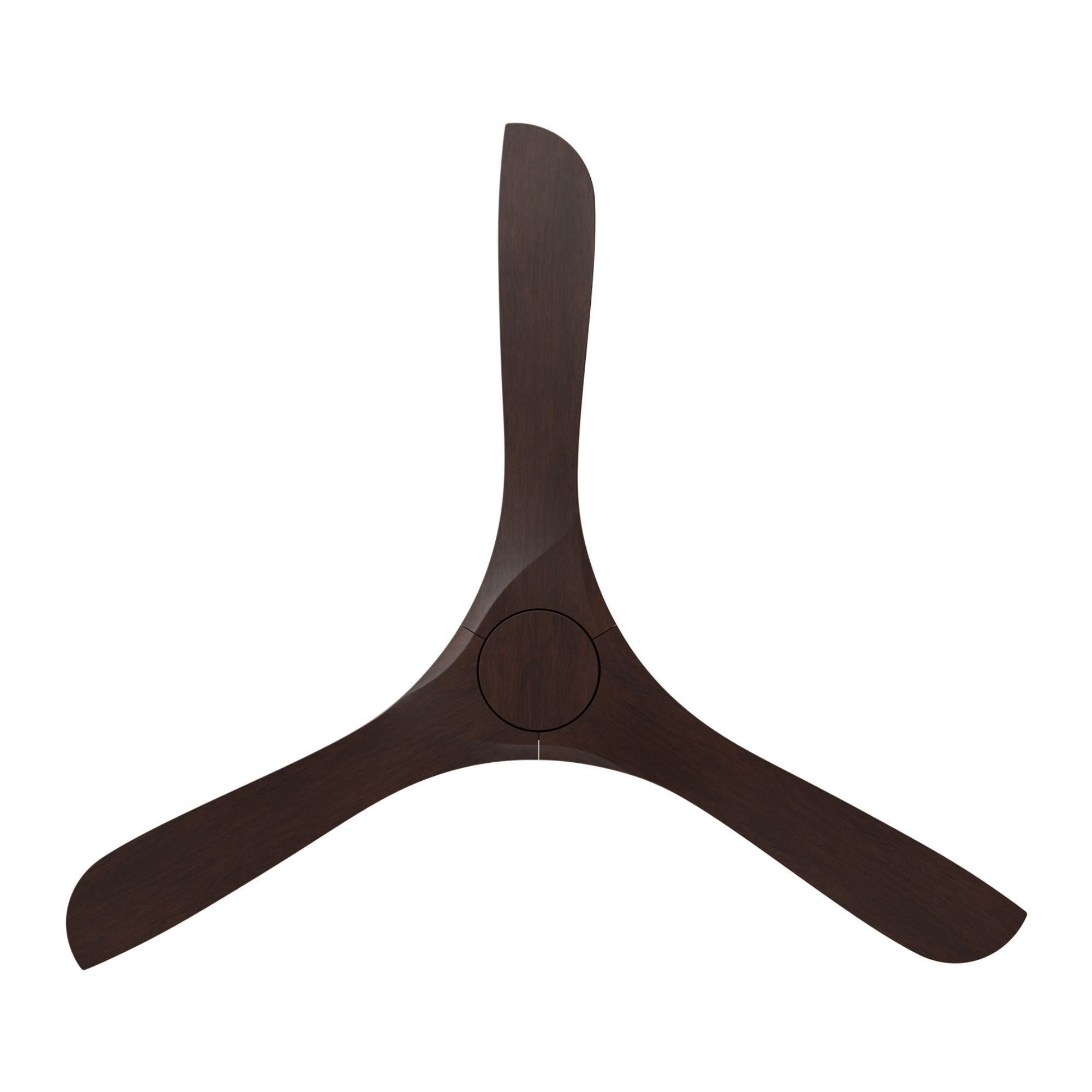 Modern Forms Carve 60" Smart Ceiling Fan, Antique Nickel with Dark Walnut Blades