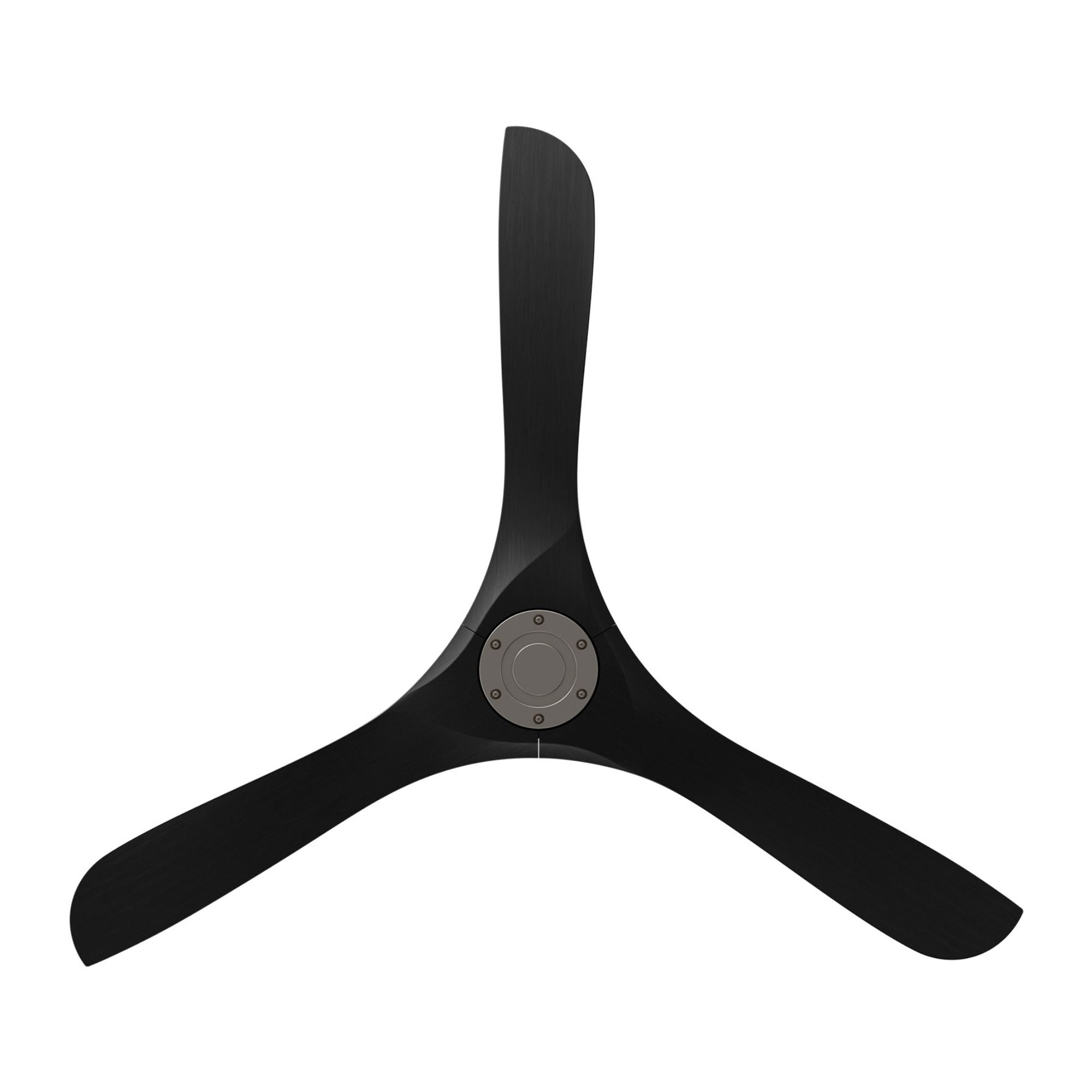 Modern Forms Carve 60" Smart Ceiling Fan, Antique Nickel with Matte Black Blades