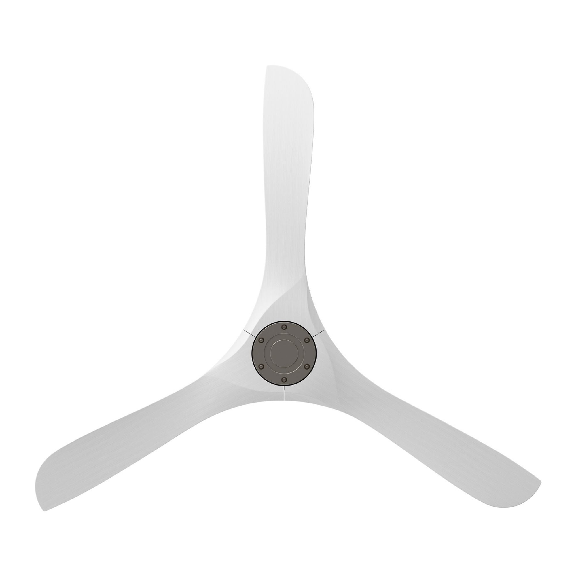 Modern Forms Carve 60" Smart Ceiling Fan, Antique Nickel with Matte White Blades