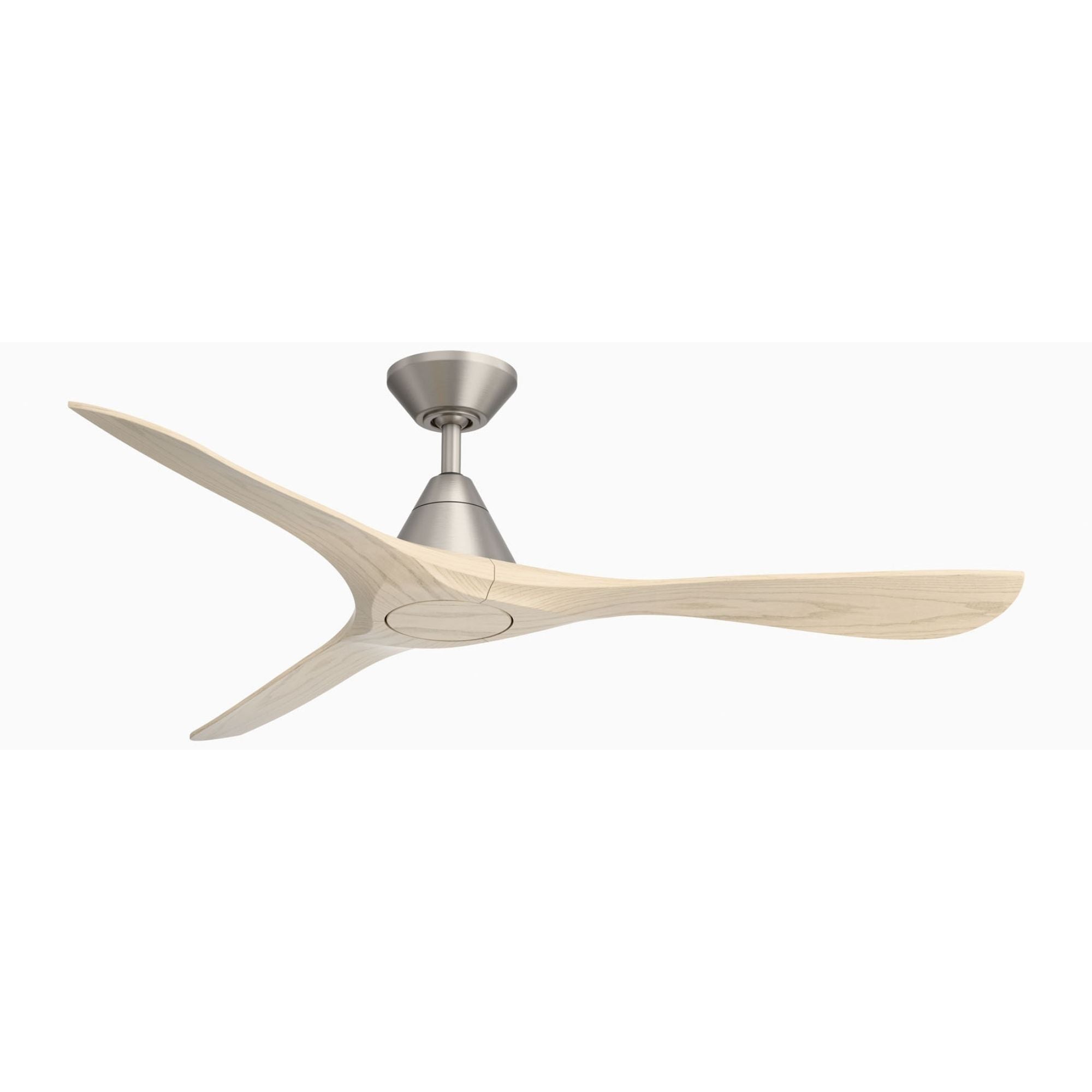 Modern Forms Carve 60" Smart Ceiling Fan, Antique Nickel with White Oak Blades