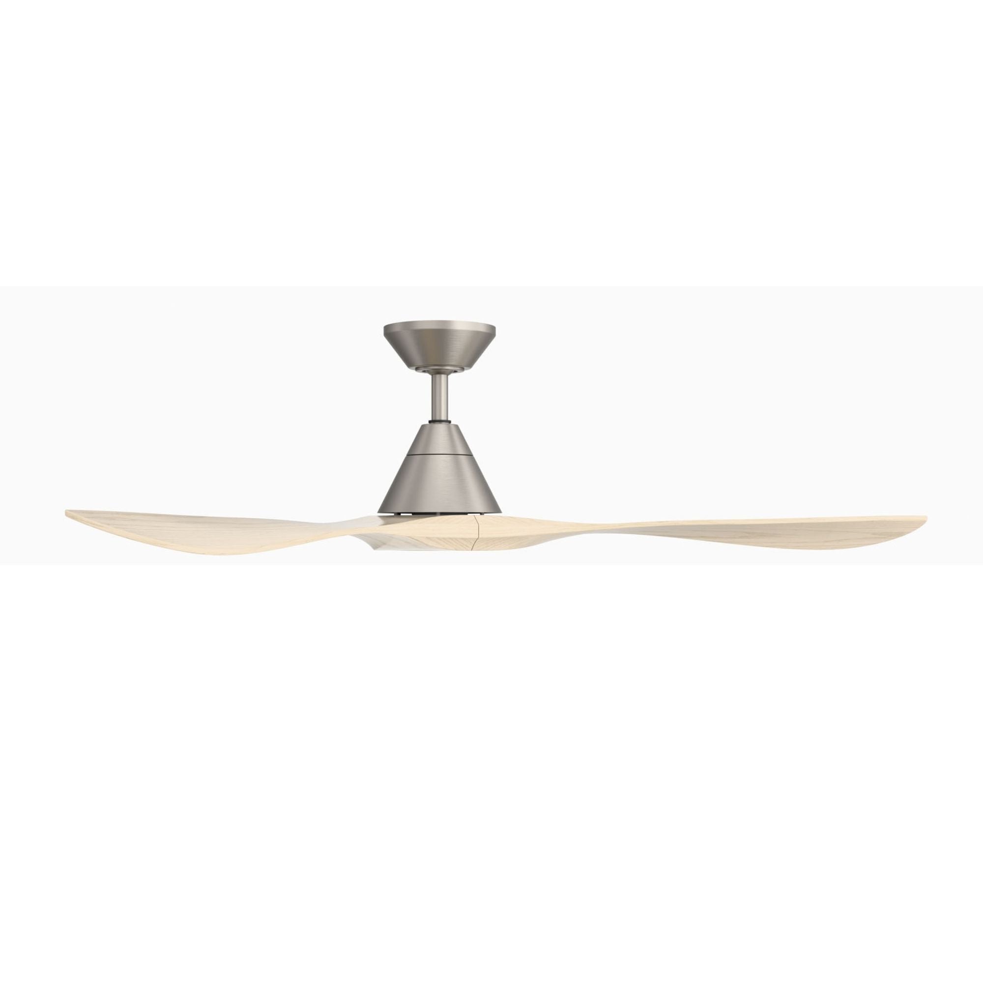 Modern Forms Carve 60" Smart Ceiling Fan, Antique Nickel with White Oak Blades