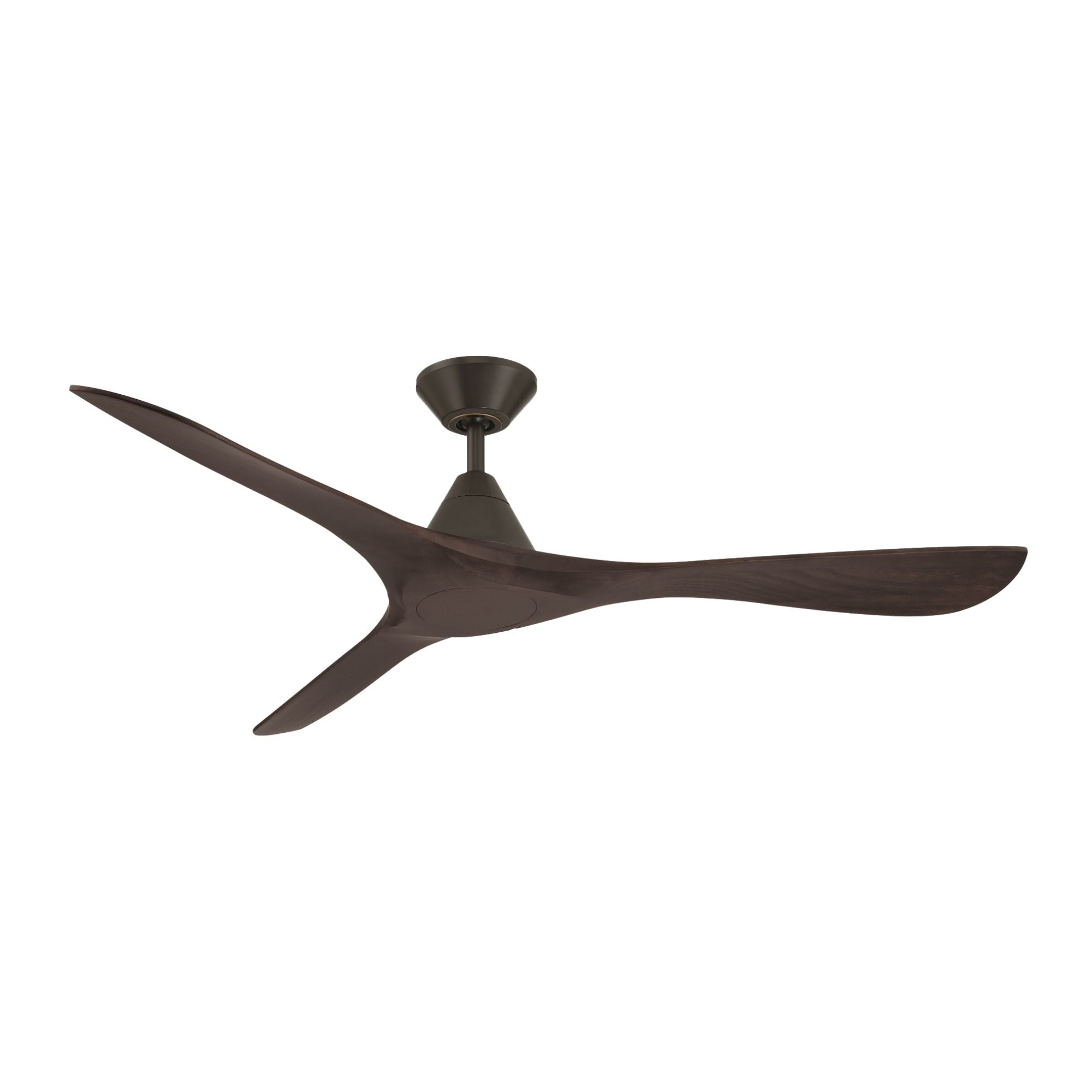 Carve 60" Smart Ceiling Fan, Bronze with Dark Walnut Blades
