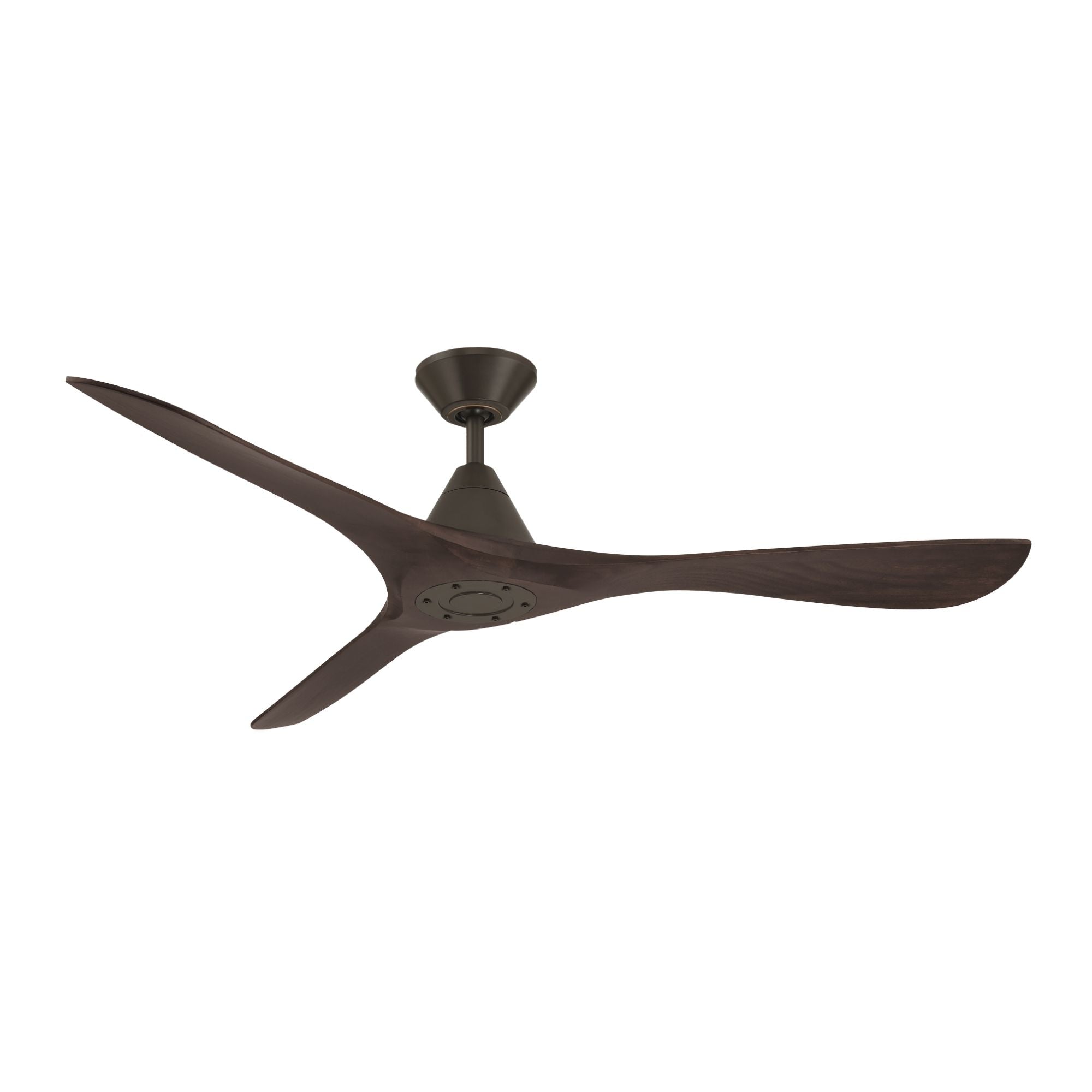 Carve 60" Smart Ceiling Fan, Bronze with Dark Walnut Blades