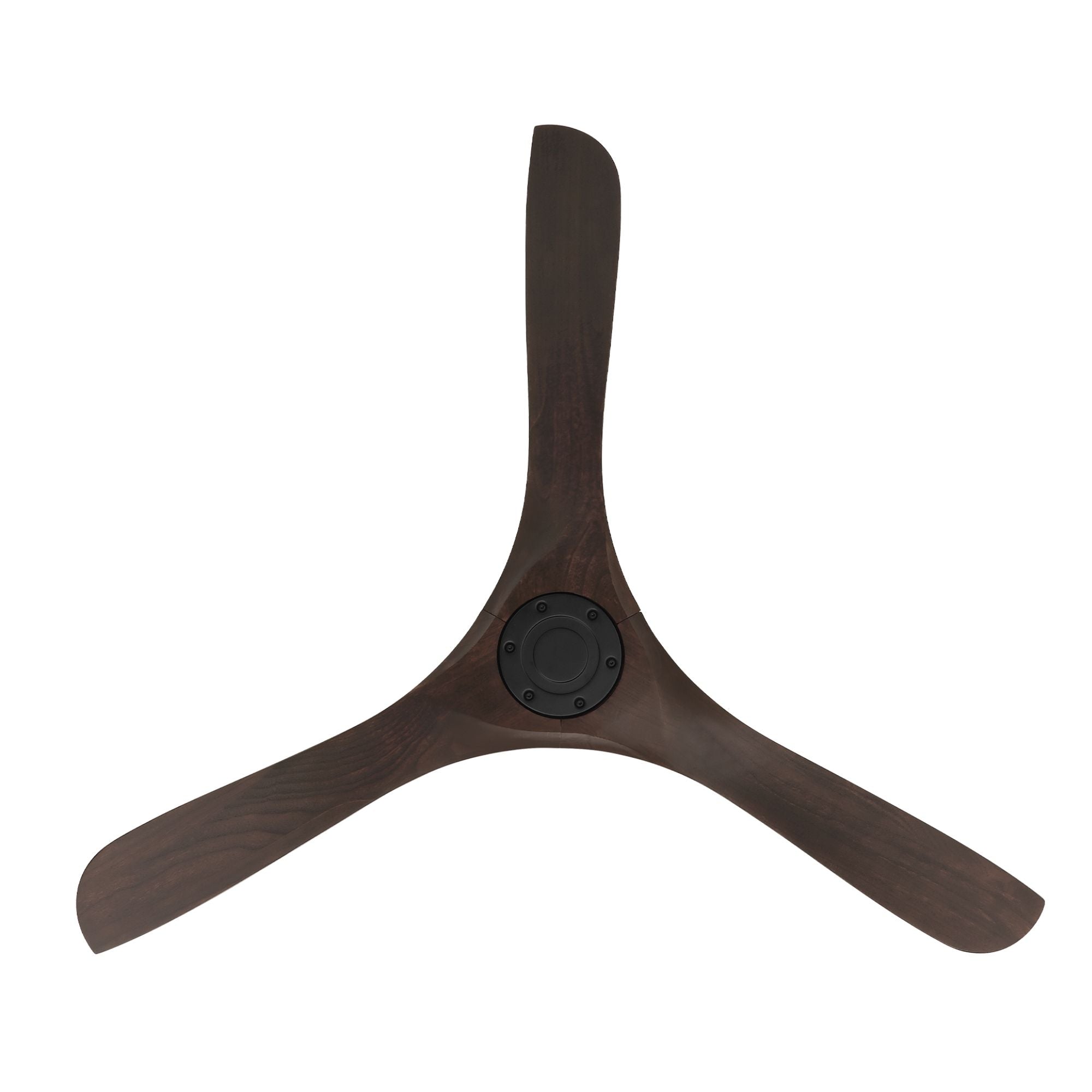 Carve 60" Smart Ceiling Fan, Bronze with Dark Walnut Blades