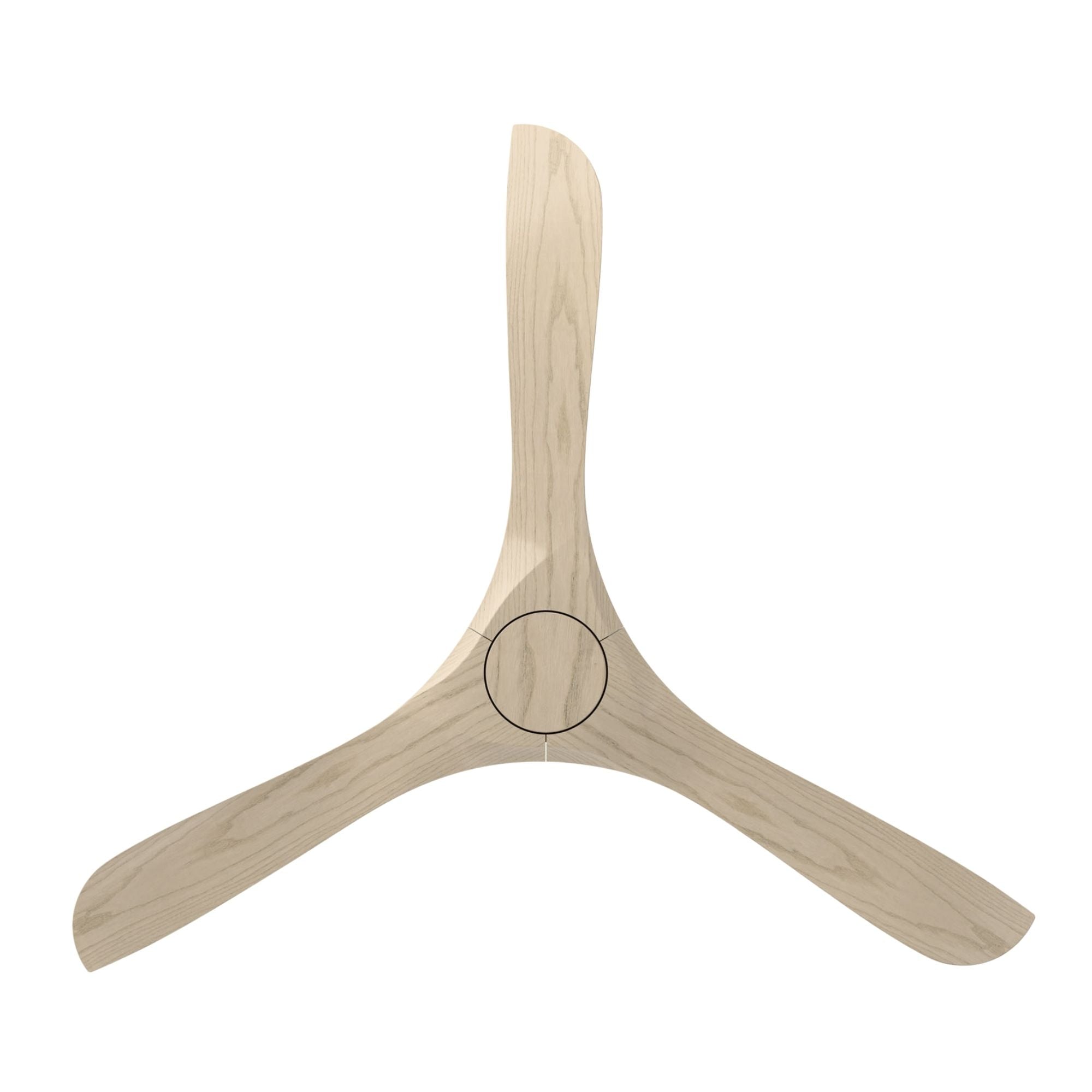 Modern Forms Carve 60" Smart Ceiling Fan, Bronze with White Oak Blades
