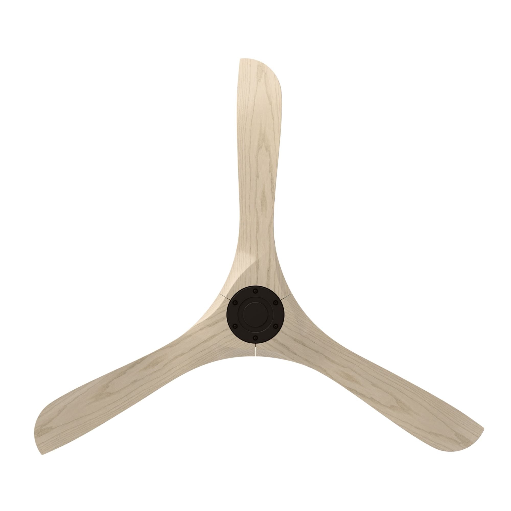 Modern Forms Carve 60" Smart Ceiling Fan, Bronze with White Oak Blades