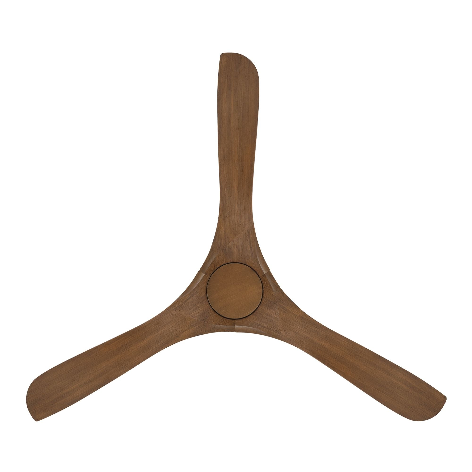 Carve 60" Smart Ceiling Fan, Matte Black with Distressed Koa Blades
