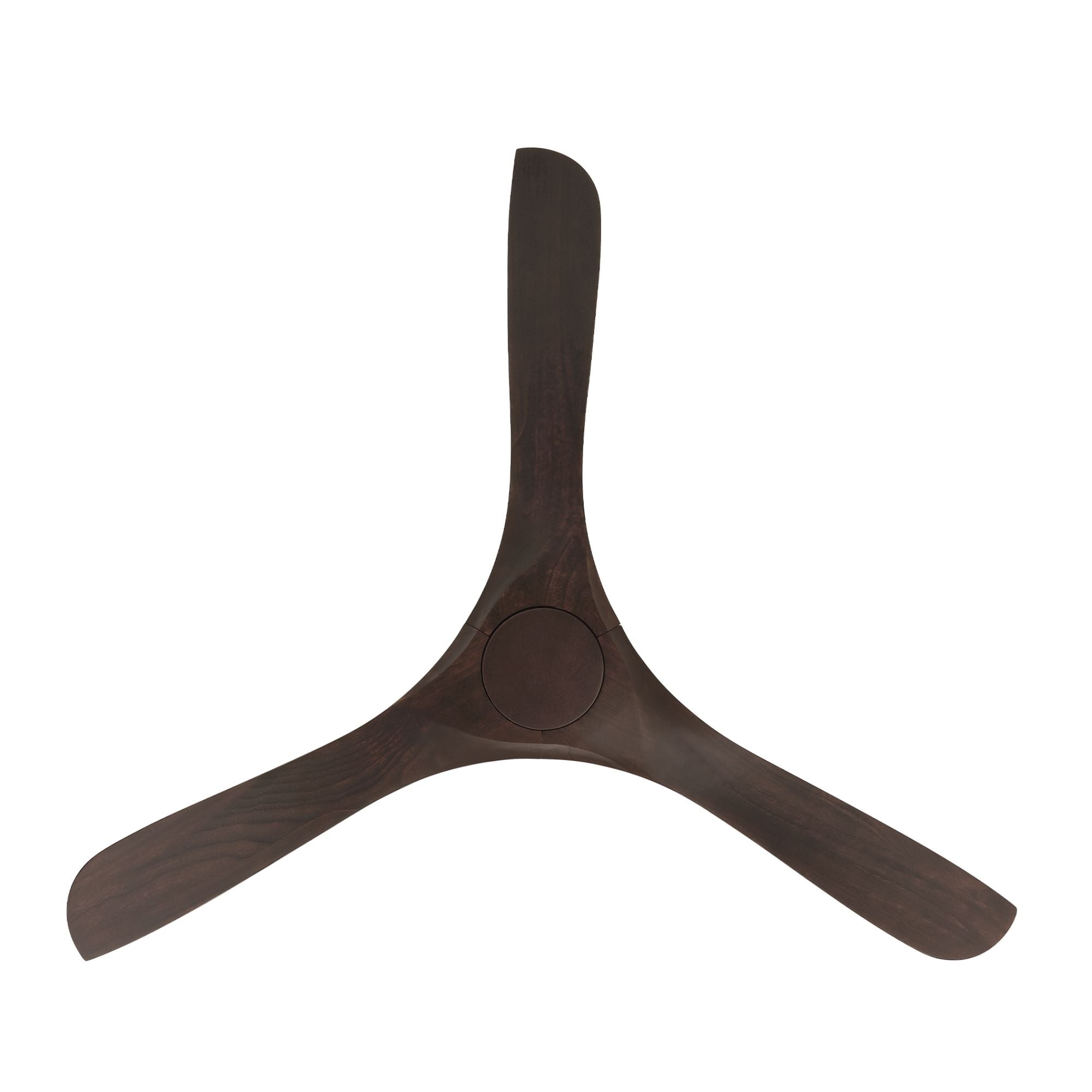 Carve 60" Smart Ceiling Fan, Matte Black with Dark Walnut Blades
