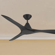 Carve 60" Smart Ceiling Fan, Matte Black