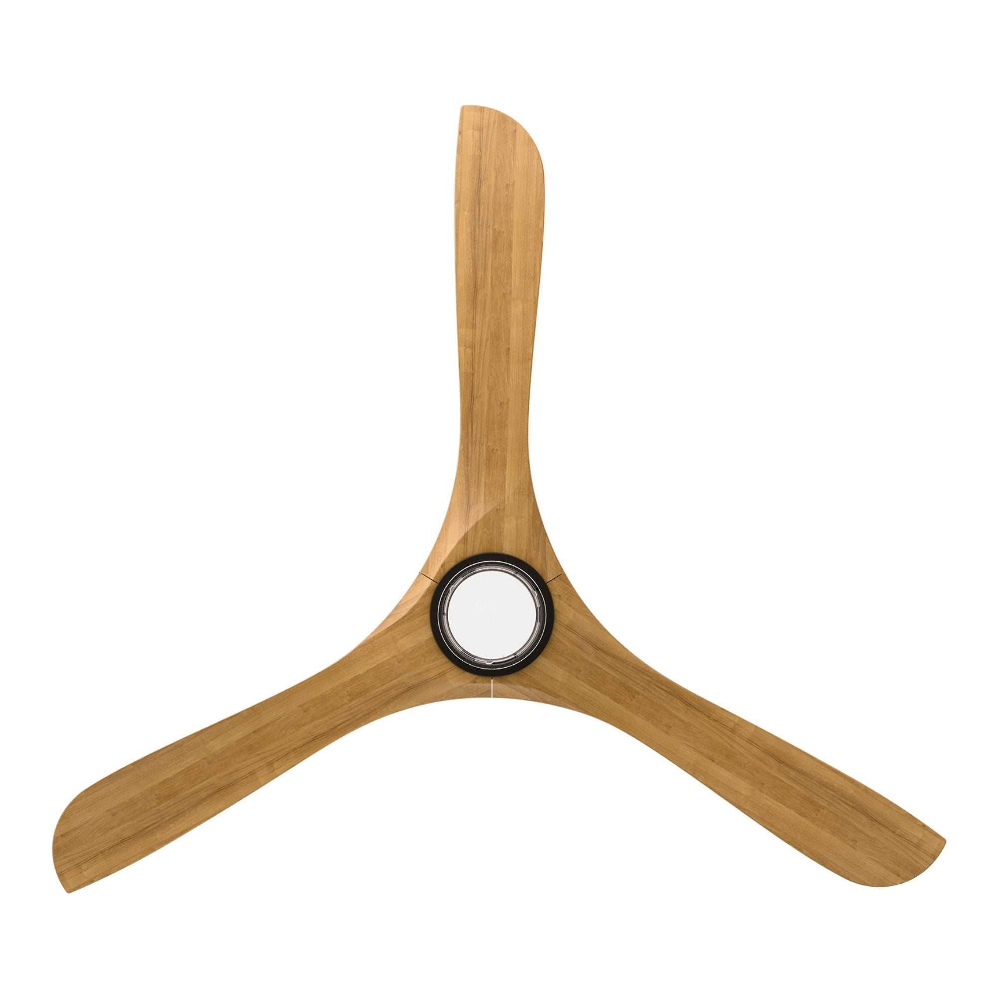 Modern Forms Carve 60" LED Smart Ceiling Fan, Bronze with Honey Oak Blades
