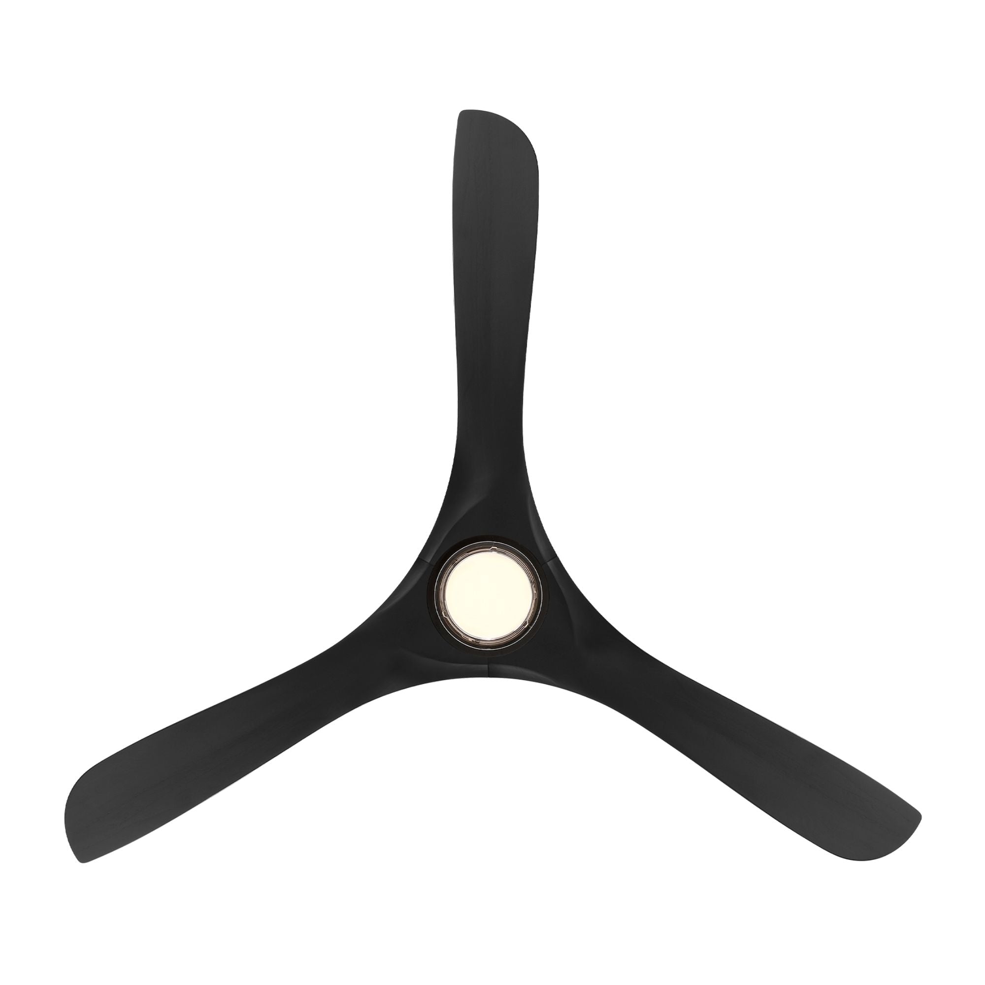 Carve 60" LED Smart Ceiling Fan, Matte Black