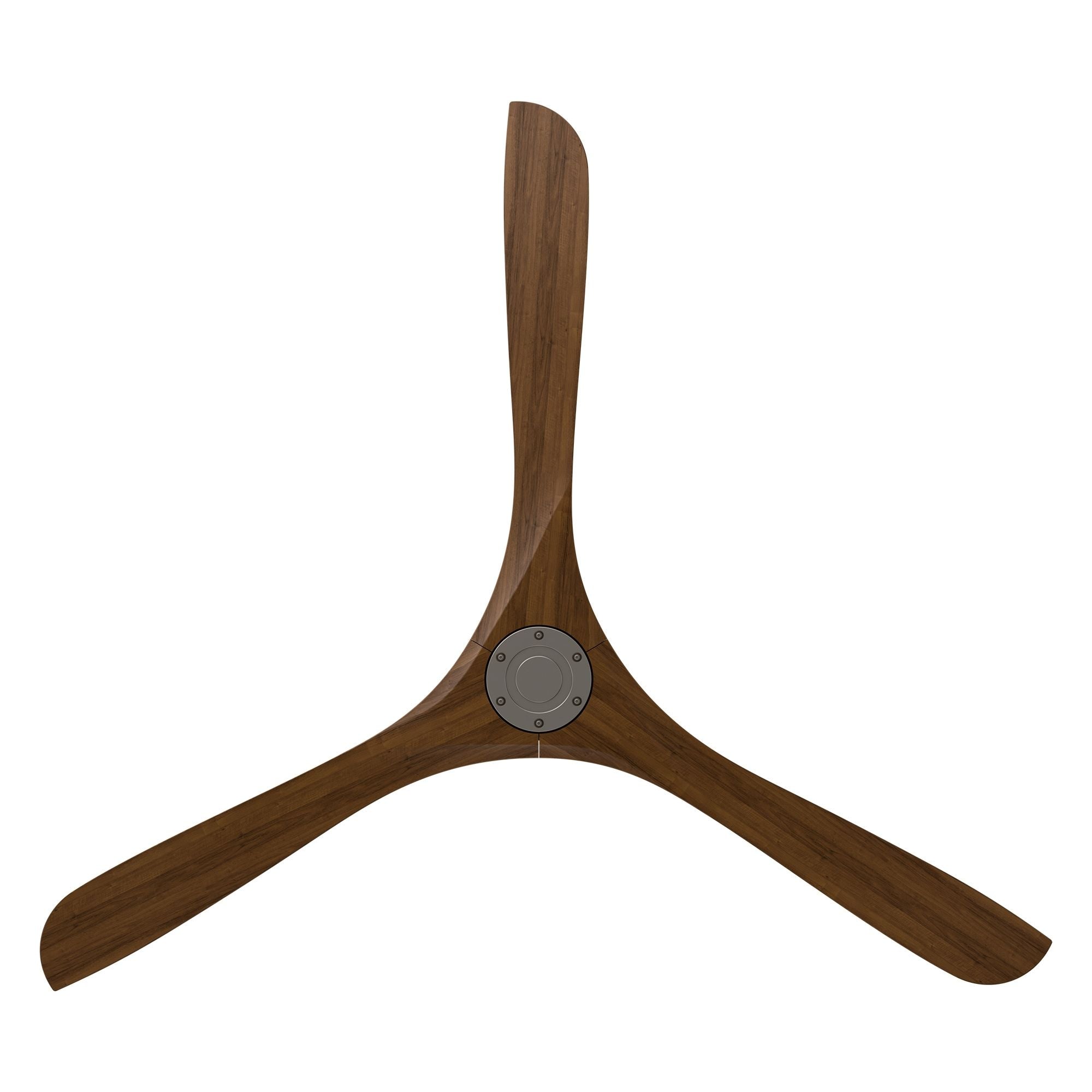 Modern Forms Carve 72" Smart Ceiling Fan, Antique Nickel with Distressed Koa Blades