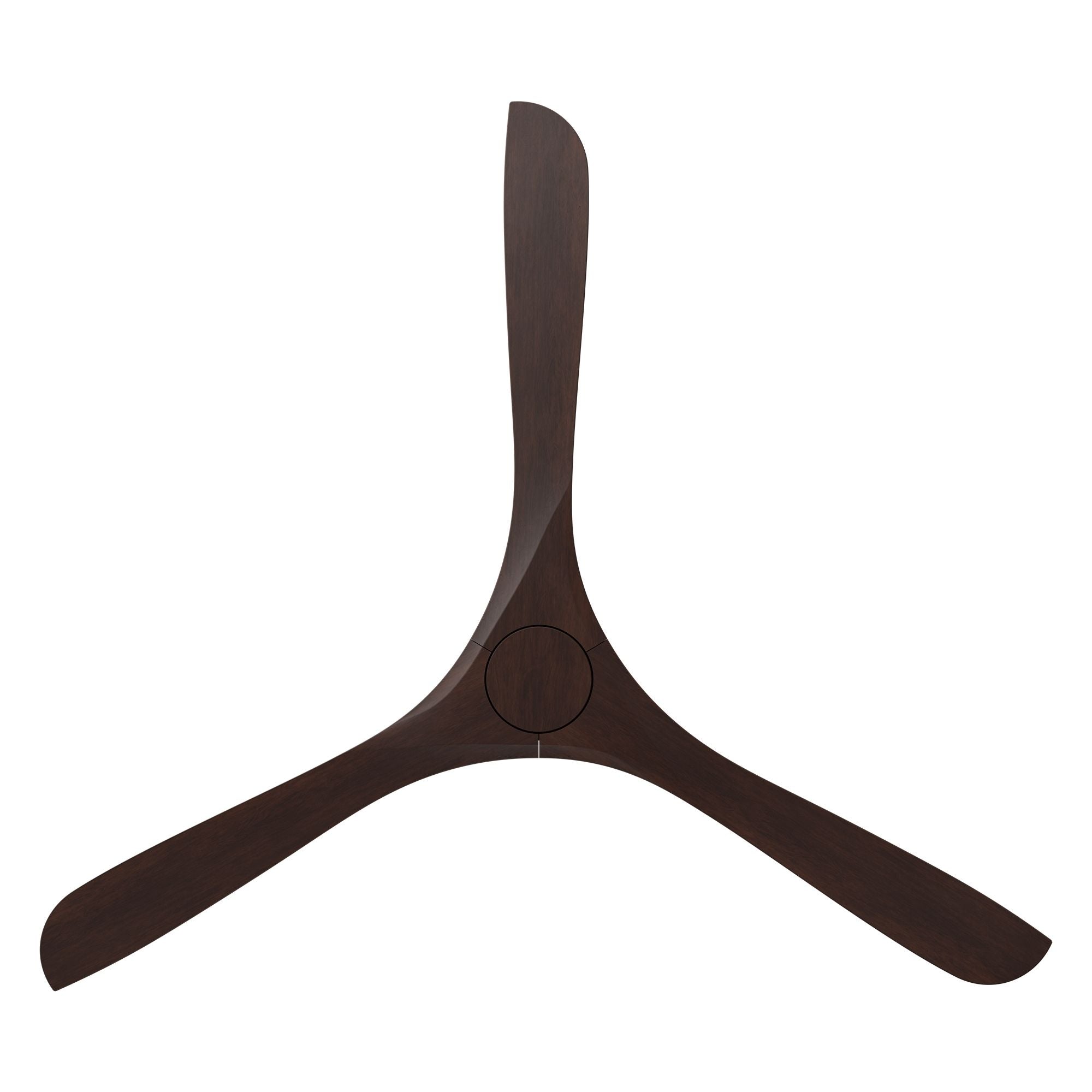 Modern Forms Carve 72" Smart Ceiling Fan, Antique Nickel with Dark Walnut Blades