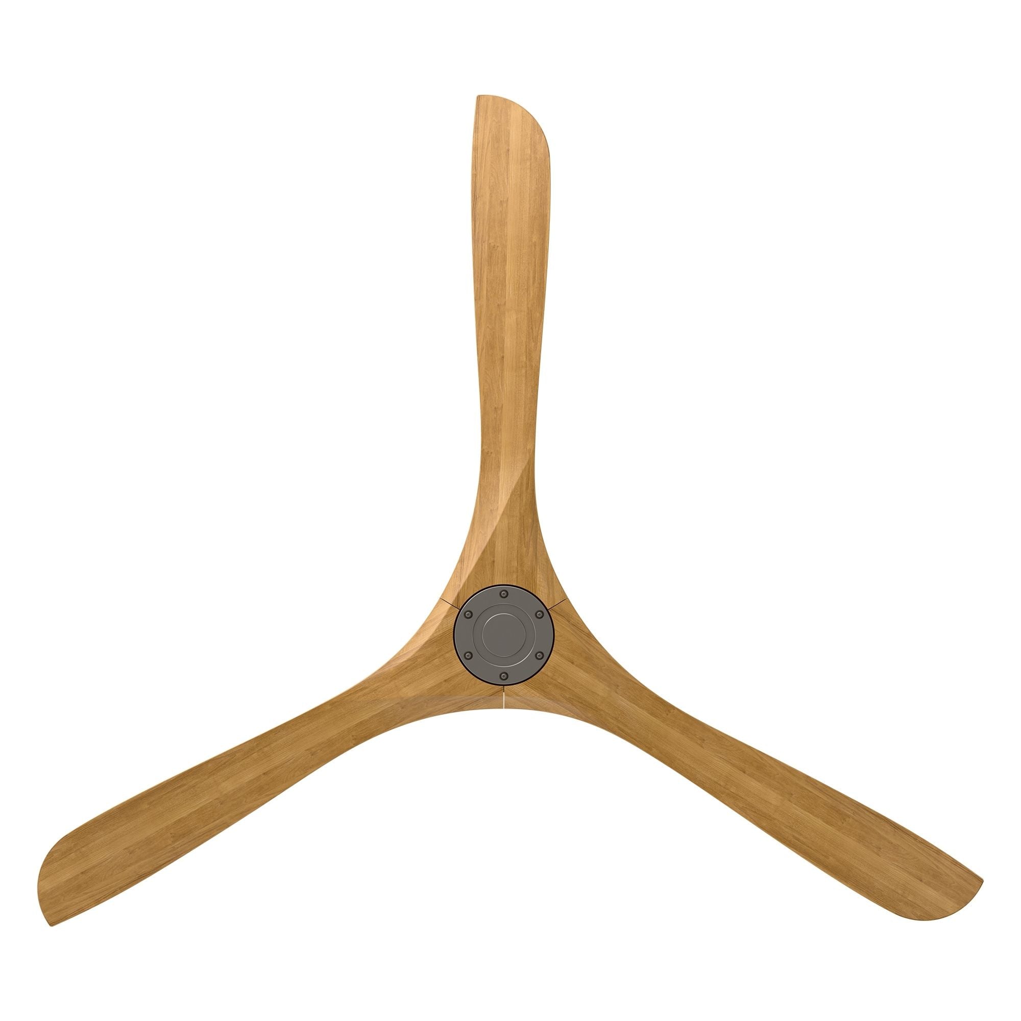 Modern Forms Carve 72" Smart Ceiling Fan, Antique Nickel with Honey Oak Blades