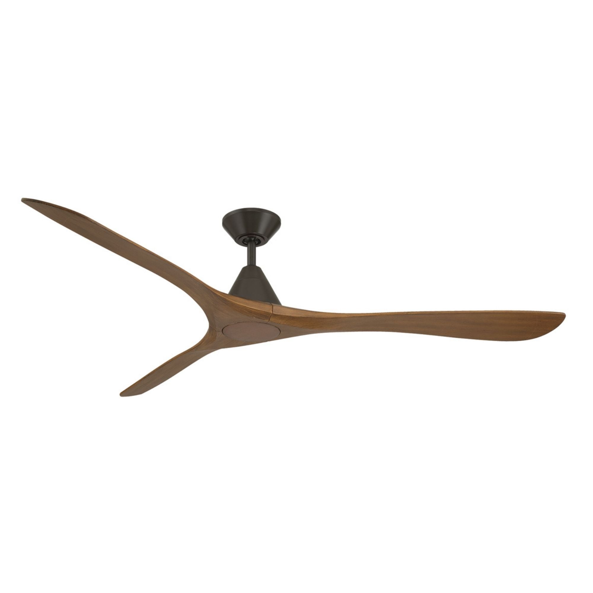 Carve 72" Smart Ceiling Fan, Bronze with Distressed Koa Blades