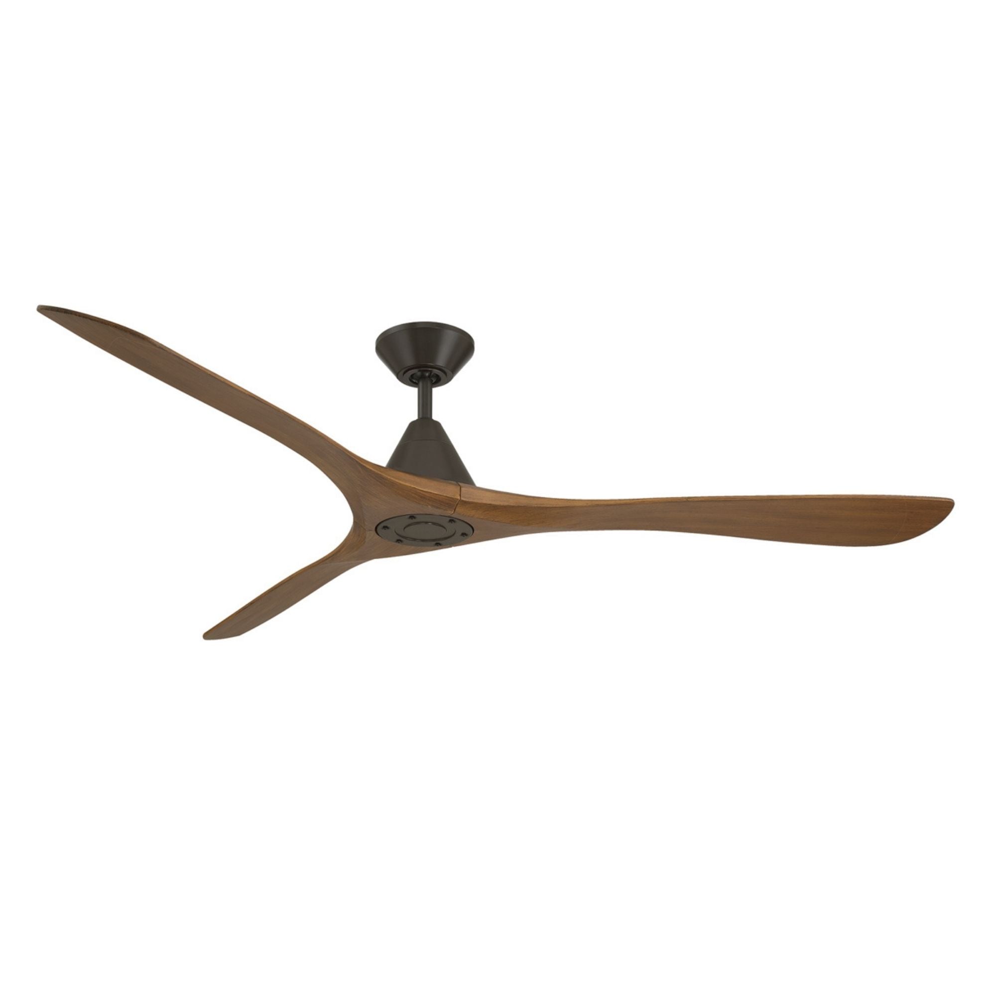 Carve 72" Smart Ceiling Fan, Bronze with Distressed Koa Blades