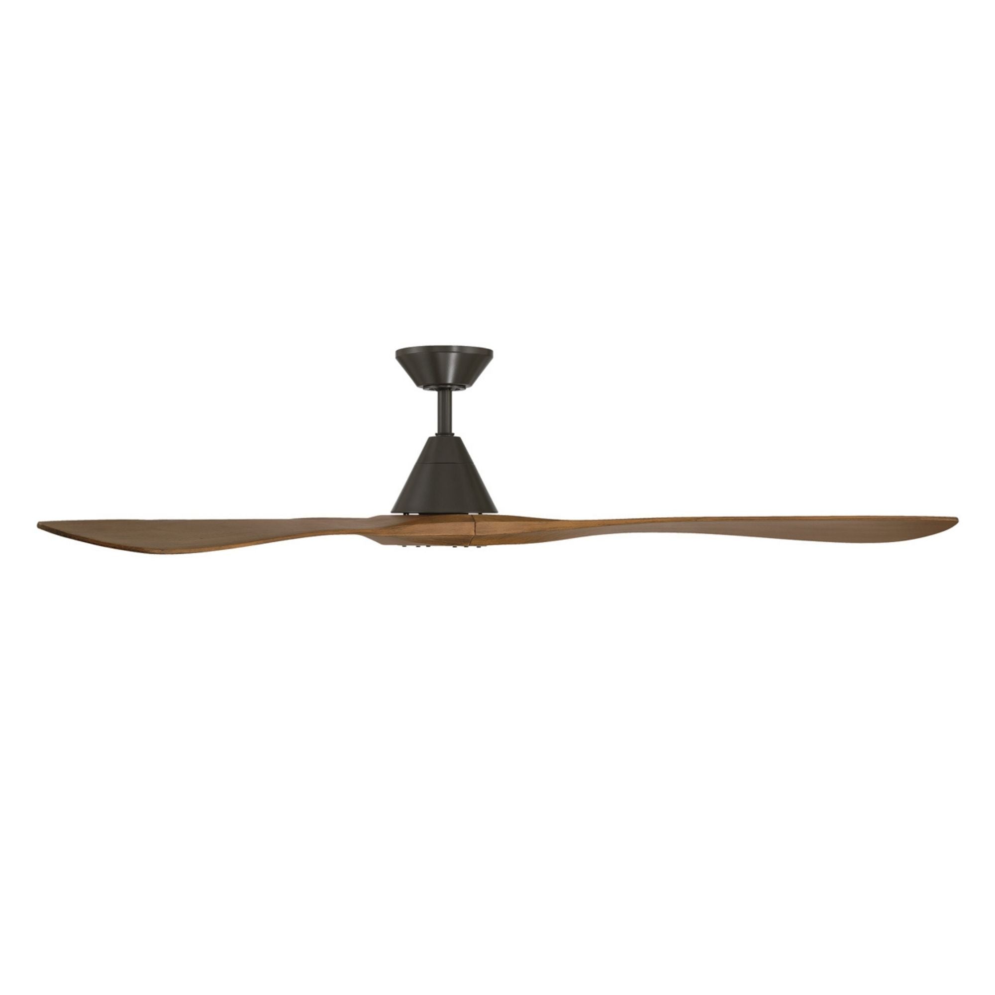 Carve 72" Smart Ceiling Fan, Bronze with Distressed Koa Blades