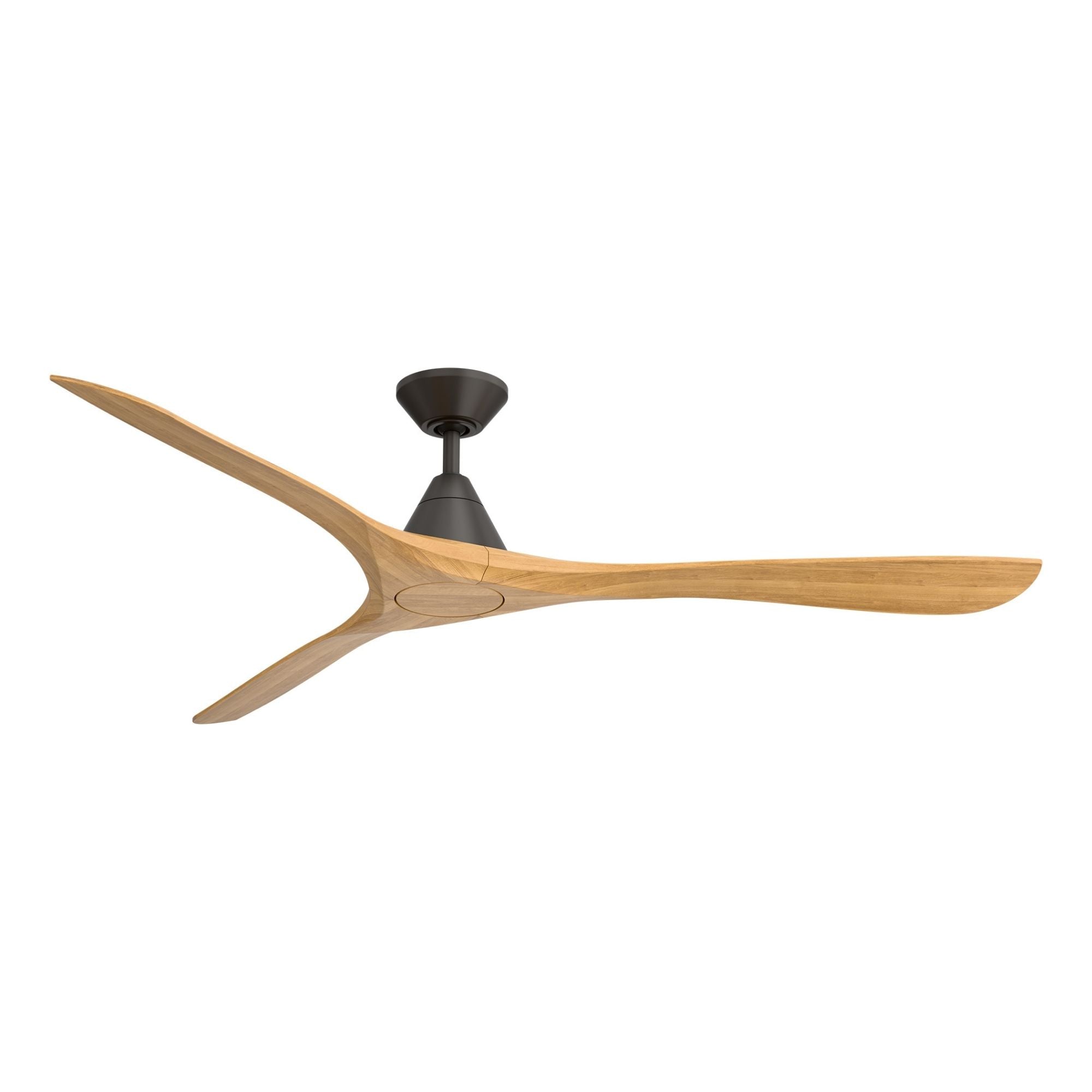 Modern Forms Carve 72" Smart Ceiling Fan, Bronze with Honey Oak Blades