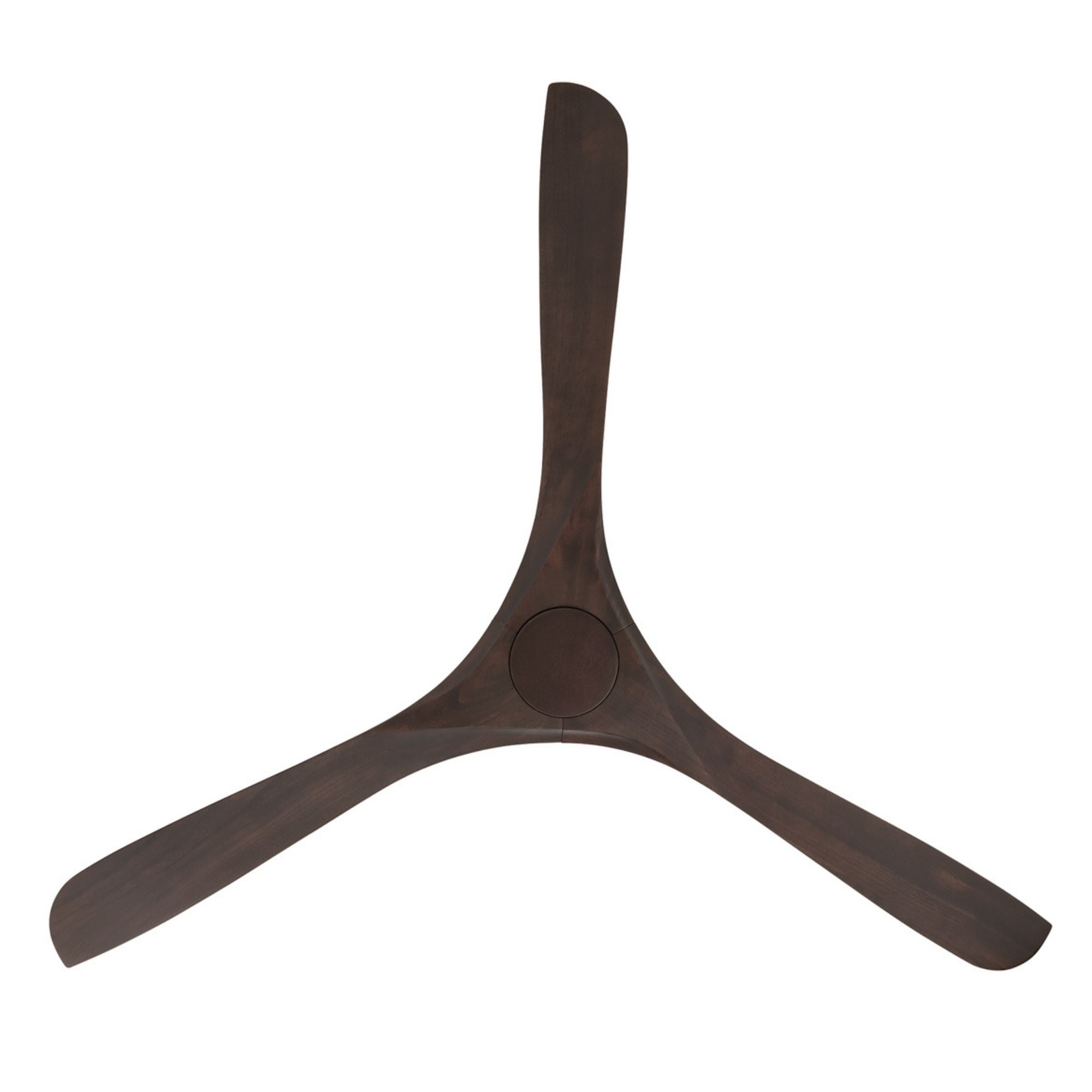 Carve 72" Smart Ceiling Fan, Matte Black with Dark Walnut Blades