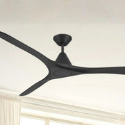 Carve 72" Smart Ceiling Fan, Matte Black