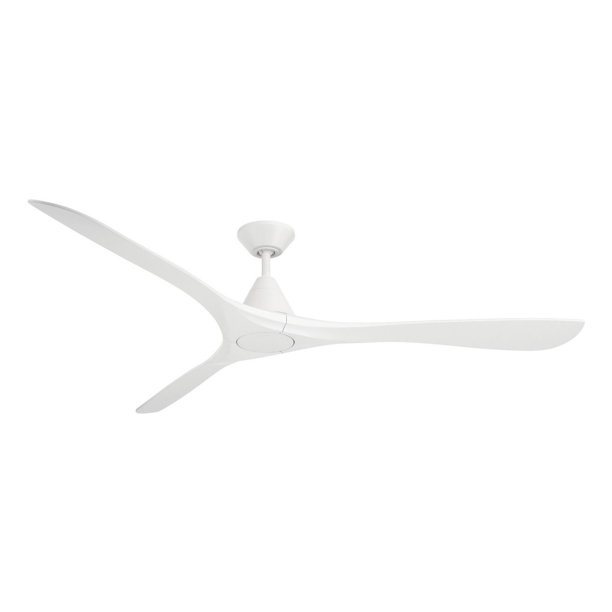 Carve 72" Smart Ceiling Fan, Matte White