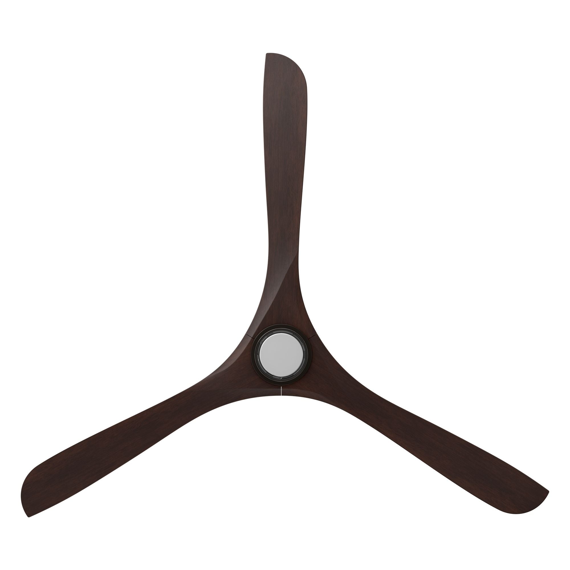 Carve 72" LED Smart Ceiling Fan, Bronze with Dark Walnut Blades