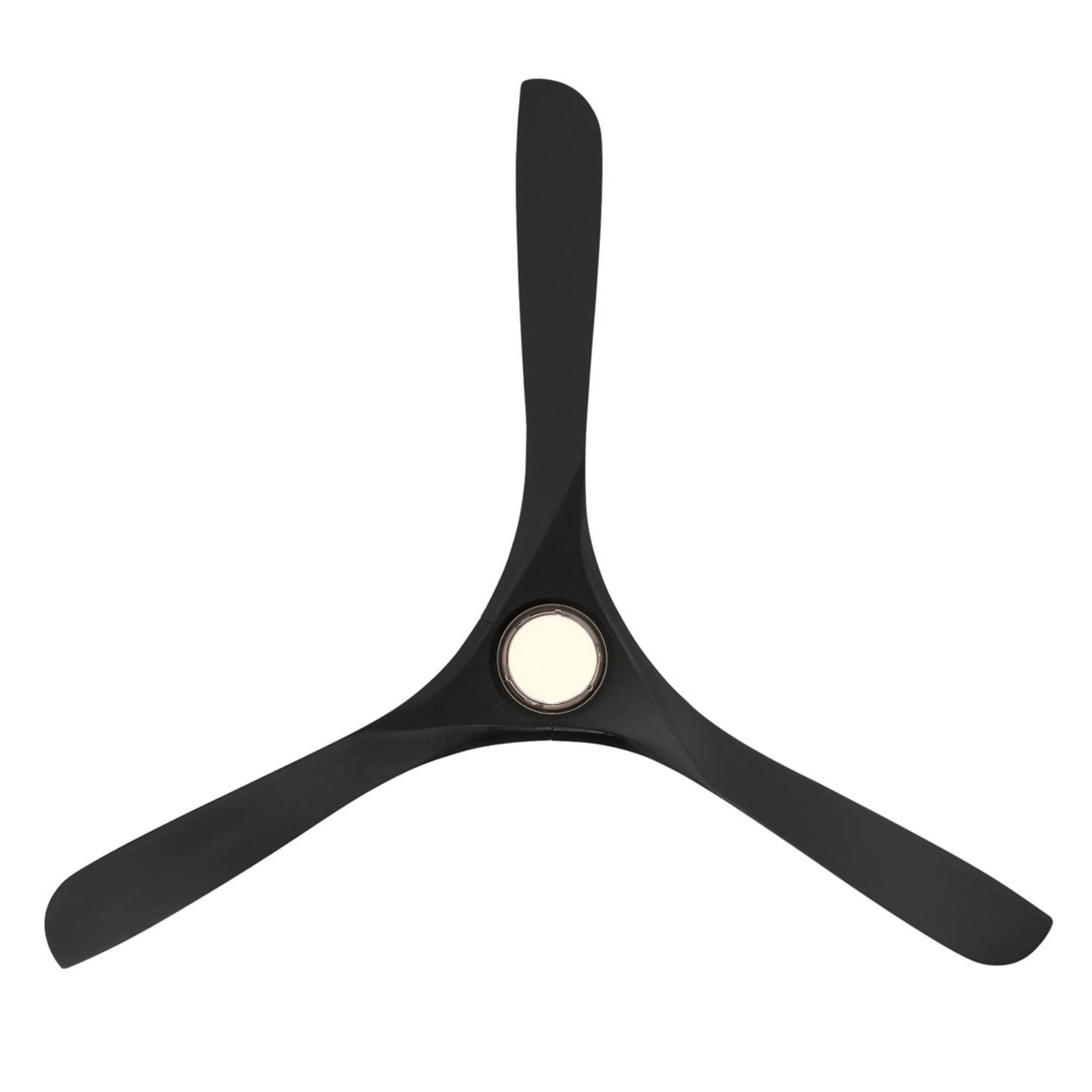 Carve 72" LED Smart Ceiling Fan, Matte Black