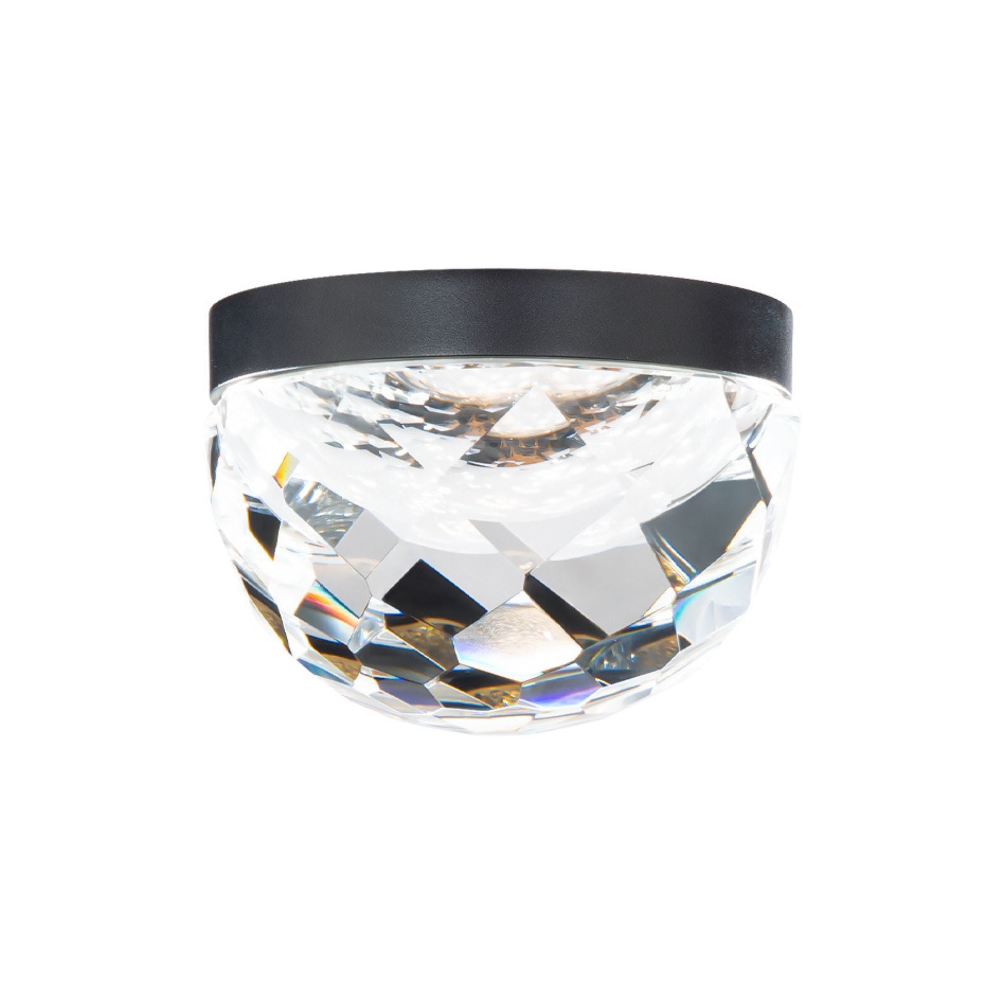 Cascade 6" LED Flush Mount, Black Finish