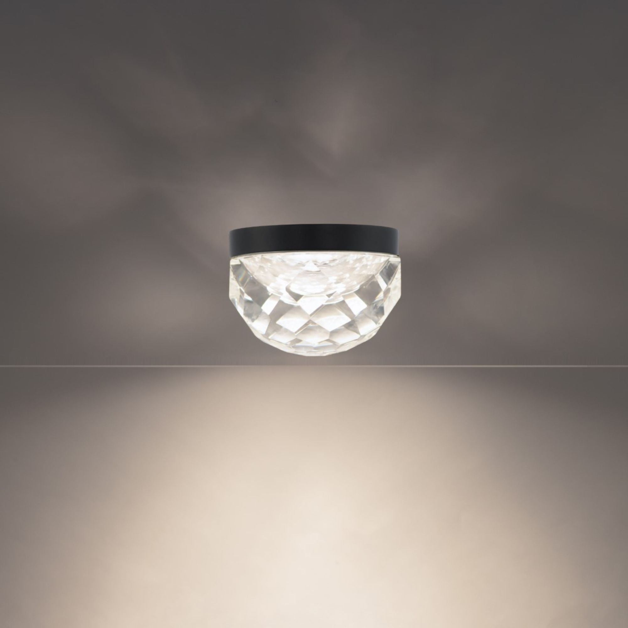 Cascade 6" LED Flush Mount, Black Finish