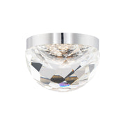 Cascade 6" LED Flush Mount, Polished Nickel Finish