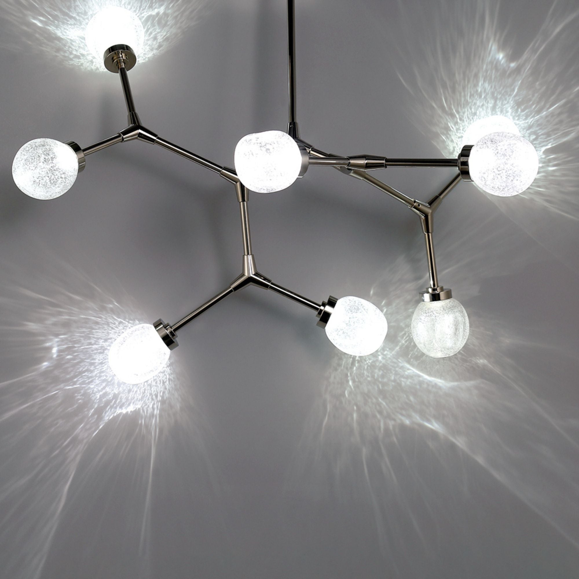 Catalyst 51" LED Linear Pendant, Polished Nickel Finish