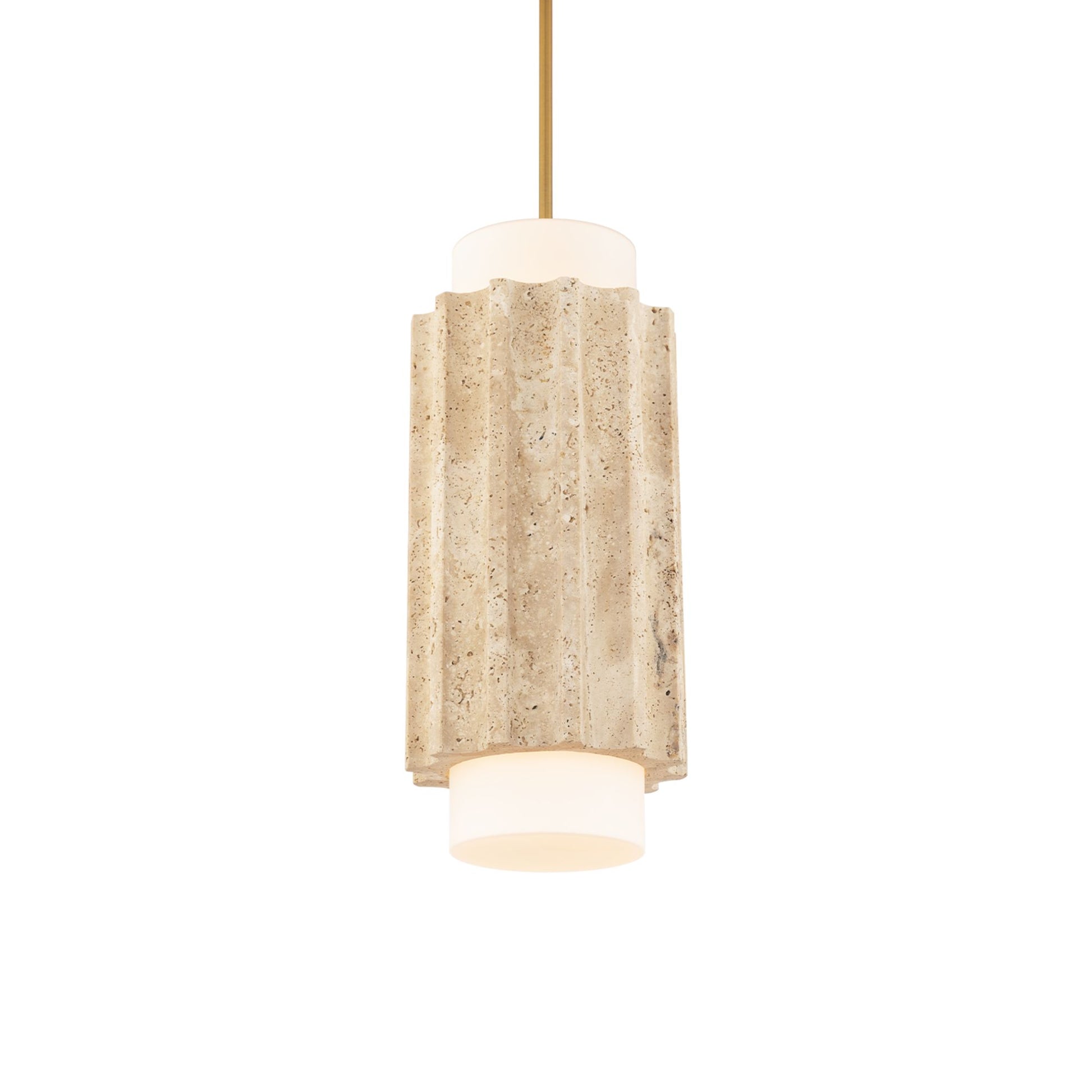 Caviar 16" LED Pendant Light, Selectable CCT, Aged Brass Finish - Bees Lighting