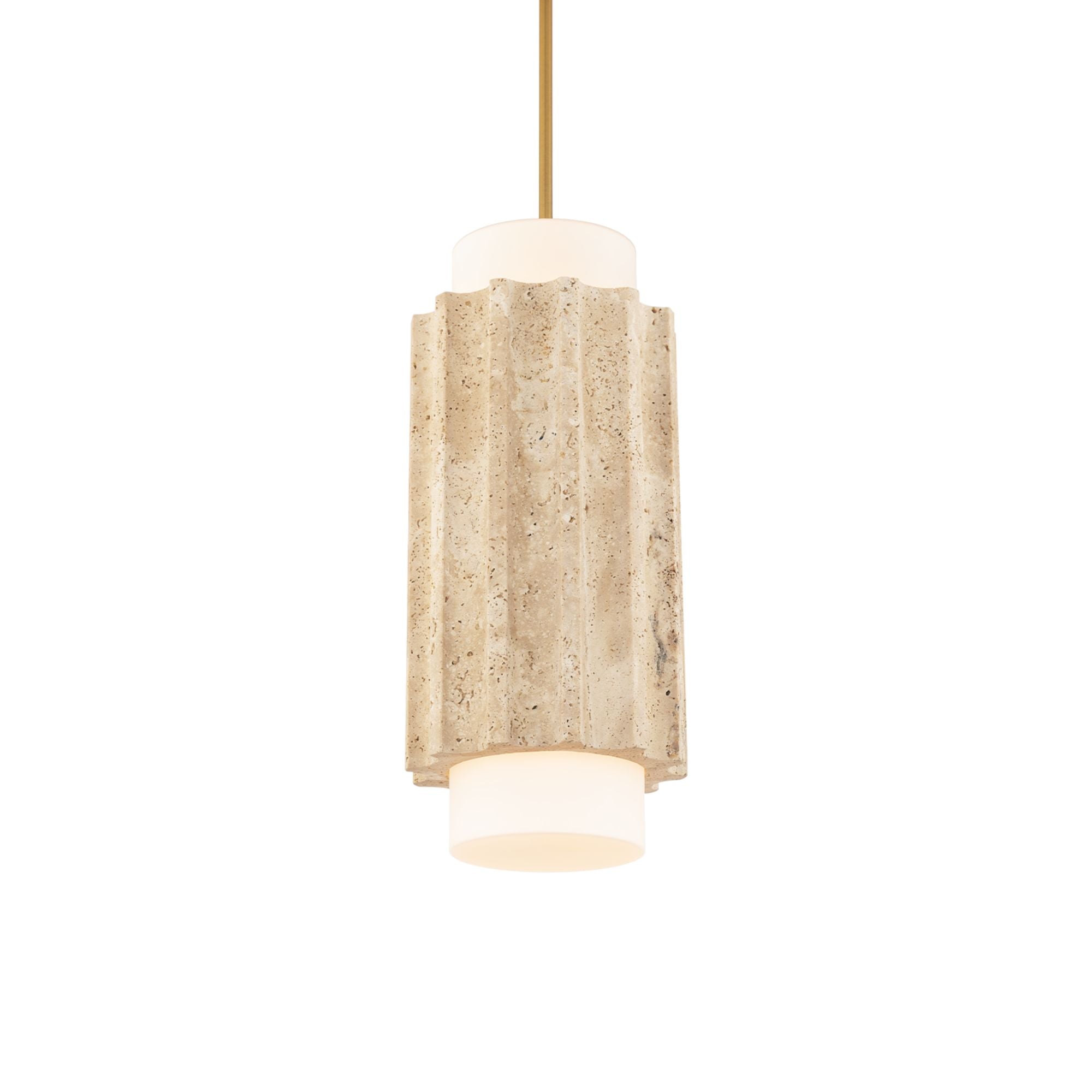 Caviar 16" LED Pendant Light, Selectable CCT, Aged Brass Finish - Bees Lighting