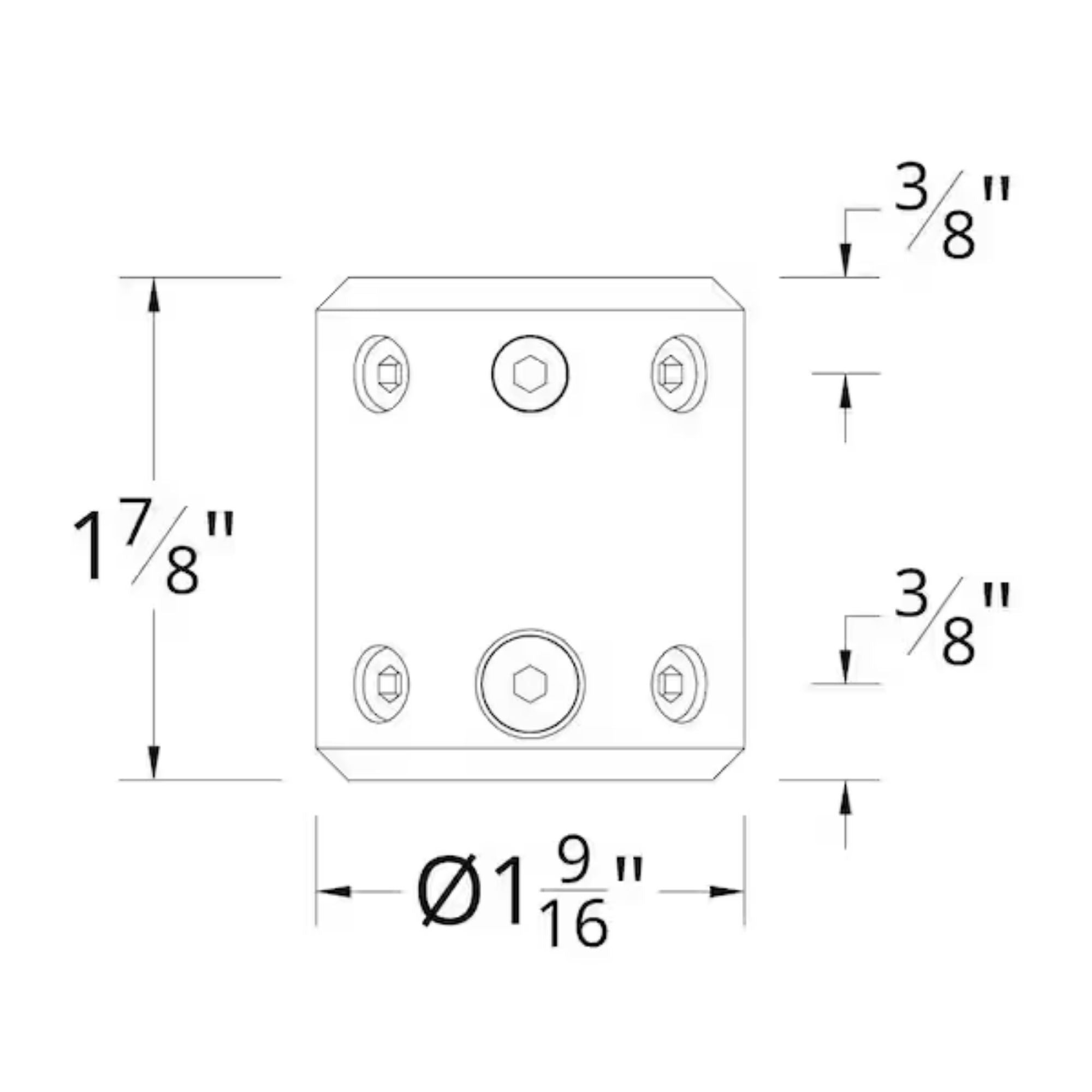 Modern Forms Downrod Coupler Matte White Finish