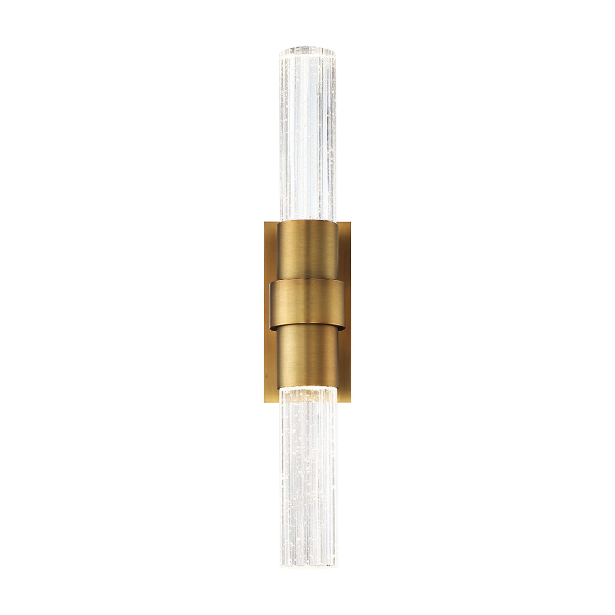 Ceres 18" LED Wall Light, Aged Brass Finish - Bees Lighting