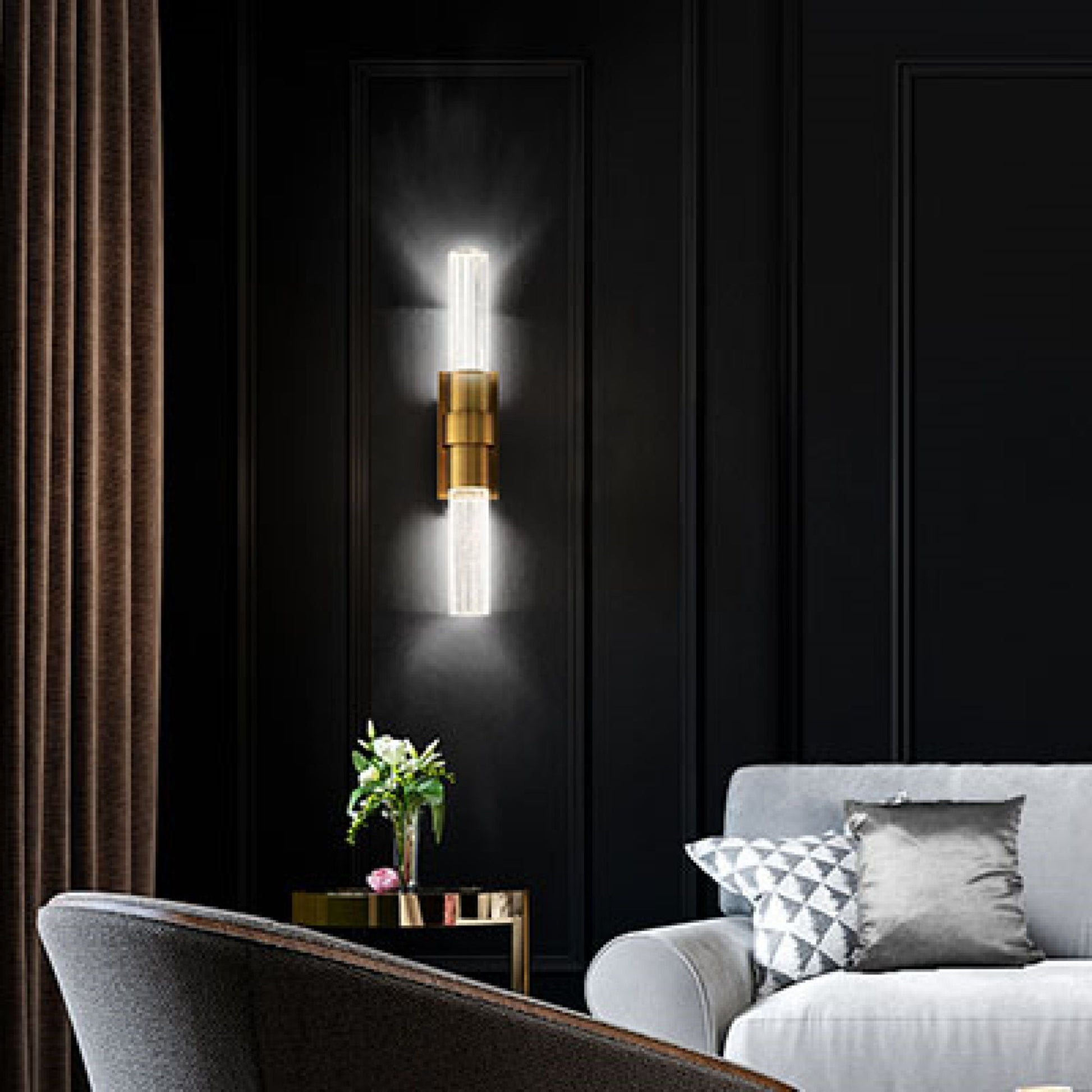 Ceres 18" LED Wall Light, Aged Brass Finish - Bees Lighting