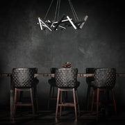 Modern Forms - Chaos 34" LED Chandelier, Black Finish | Bees Lighting