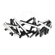 Modern Forms - Chaos 61" LED Chandelier, Black Finish | Bees Lighting