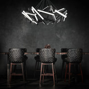 Modern Forms - Chaos 61" LED Chandelier, Black Finish | Bees Lighting