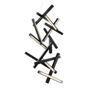 Modern Forms - Chaos 75" LED Chandelier, Black Finish | Bees Lighting