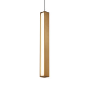 Chaos 20" LED Mini Pendant, Aged Brass Finish