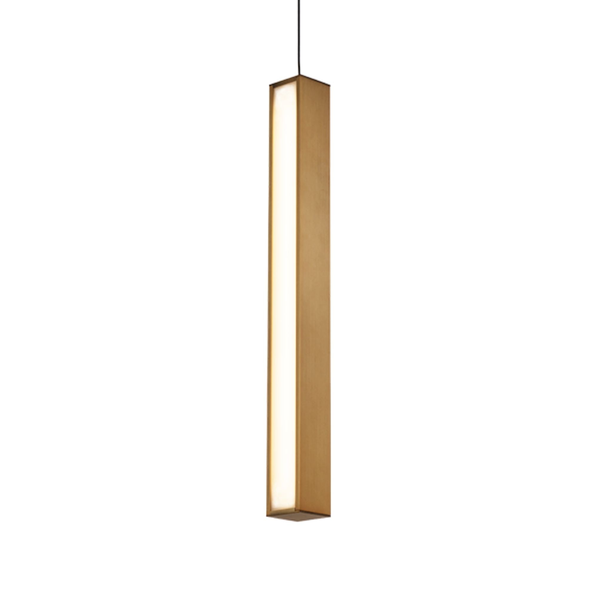 Chaos 20" LED Mini Pendant, Aged Brass Finish