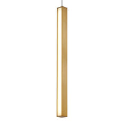 Chaos 26" LED Mini Pendant, Aged Brass Finish