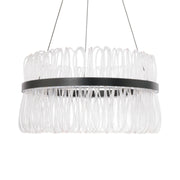 Charlize 26" LED Chandelier, Black Finish - Bees Lighting