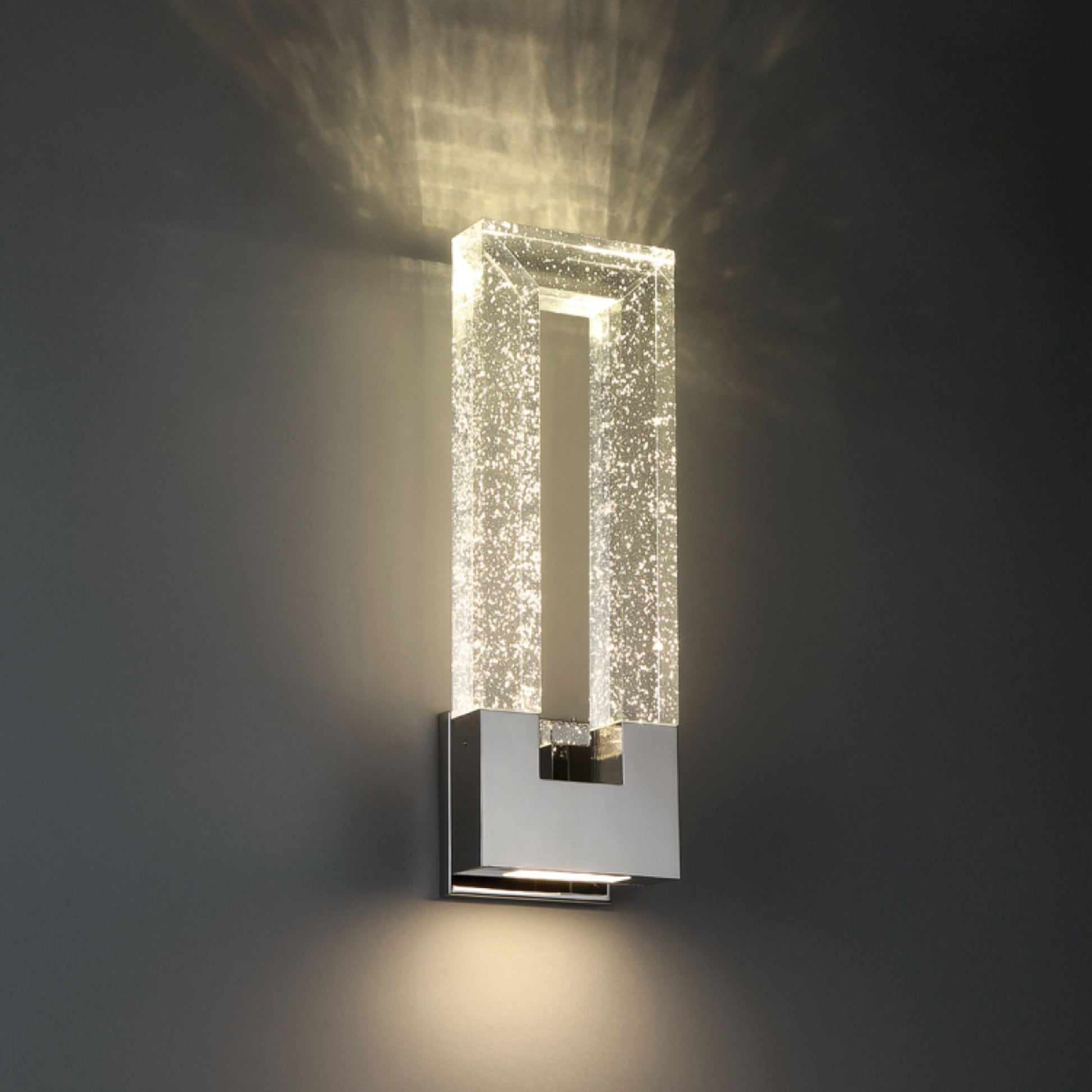 Chill 18" LED Wall Light, Polished Nickel Finish - Bees Lighting