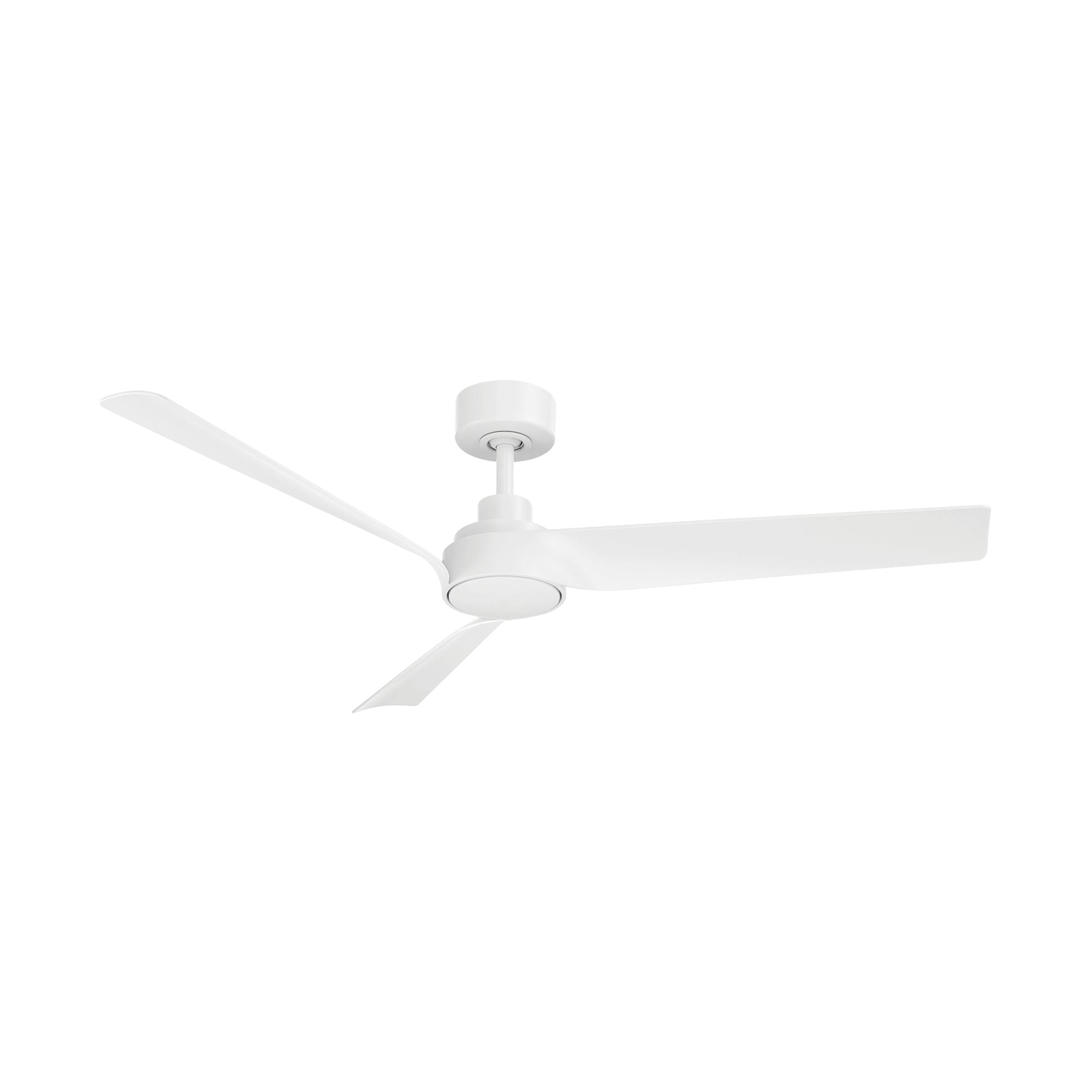 Modern Forms Chill 54" Outdoor Ceiling Fan with LED Light DC Motor, Matte White