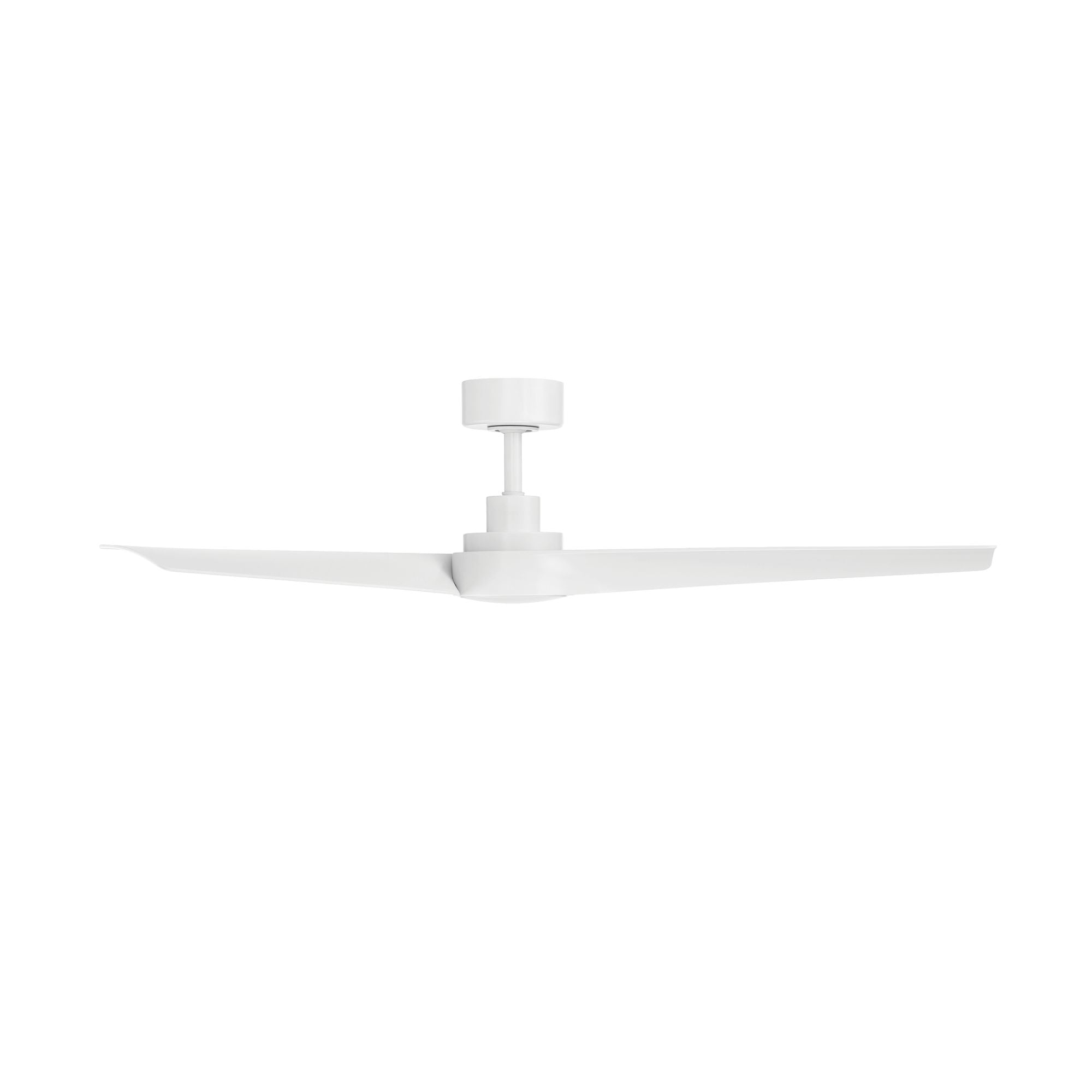 Modern Forms Chill 54" Outdoor Ceiling Fan with LED Light DC Motor, Matte White